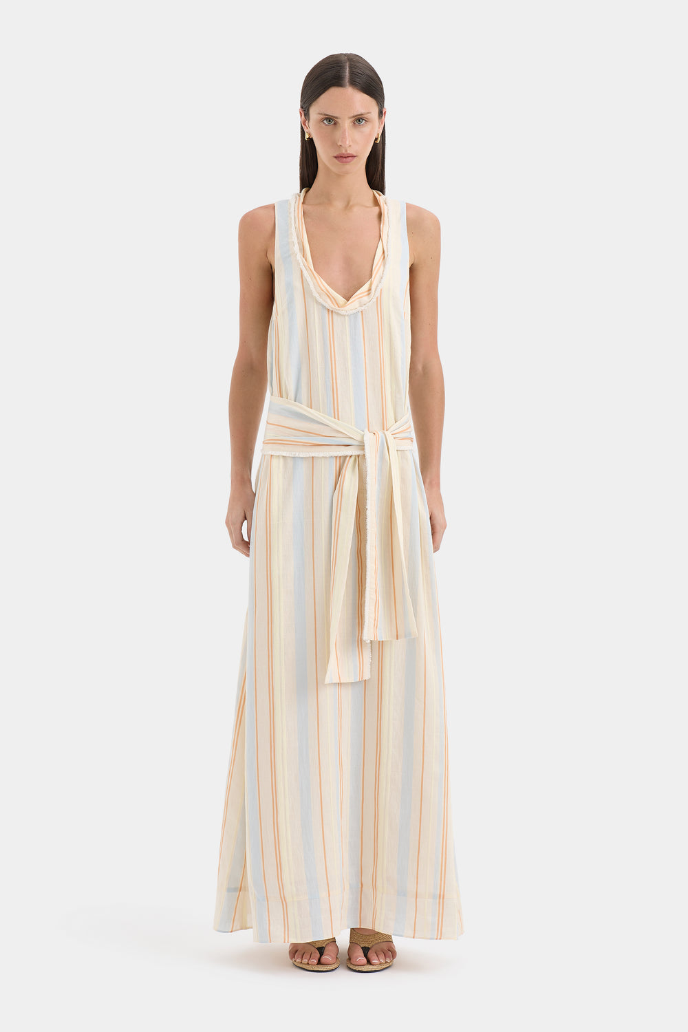 Pernille Scoop Neck Maxi Dress