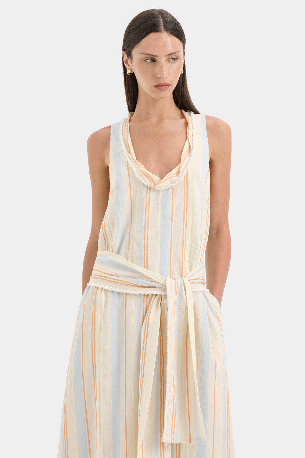 Pernille Scoop Neck Maxi Dress