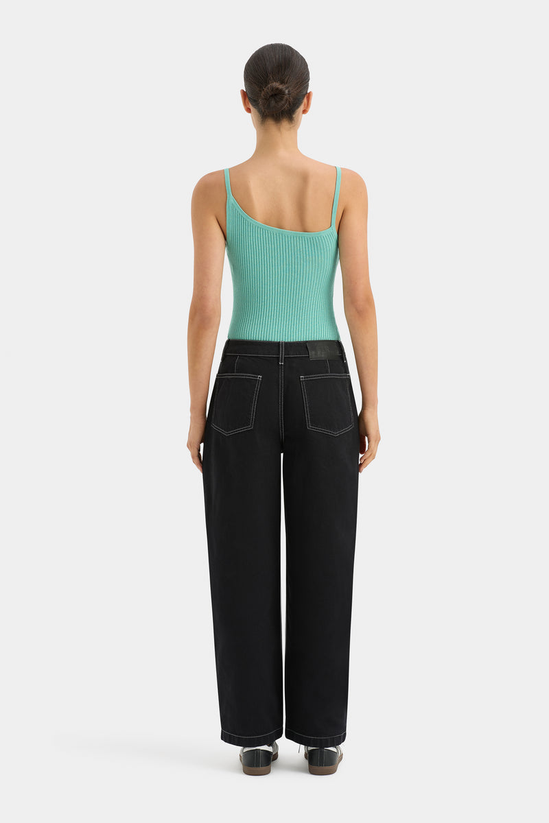 SIR the label Paloma Asymmetric Tank JADE