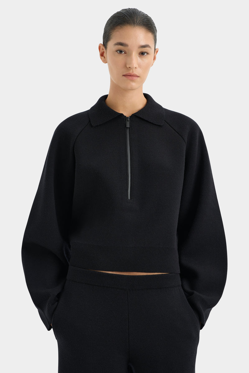 Playback Rib Neck Sweater