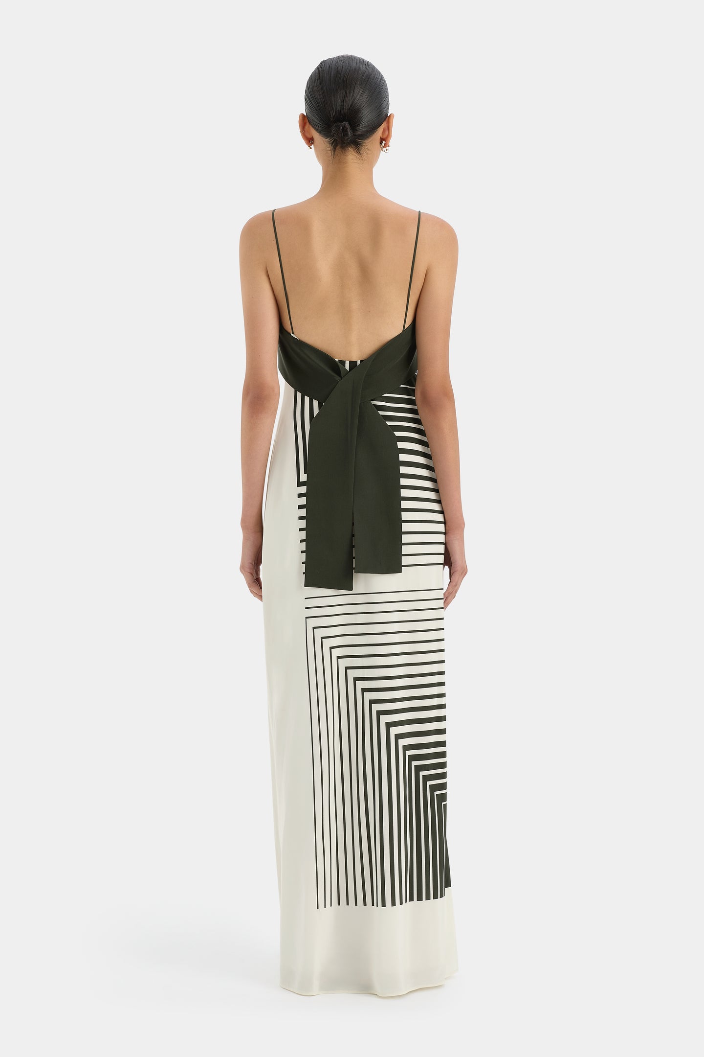 SIR the label Leilana Slip Dress Garden Stripe