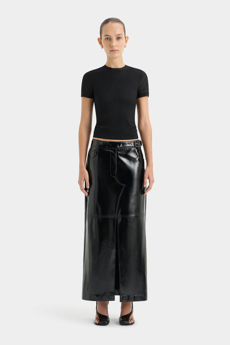 Midnight Belted Skirt