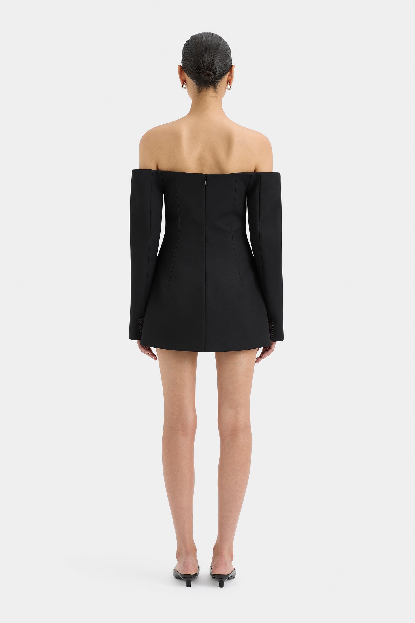 SIR the label Sandrine Tailored Mini Dress Black