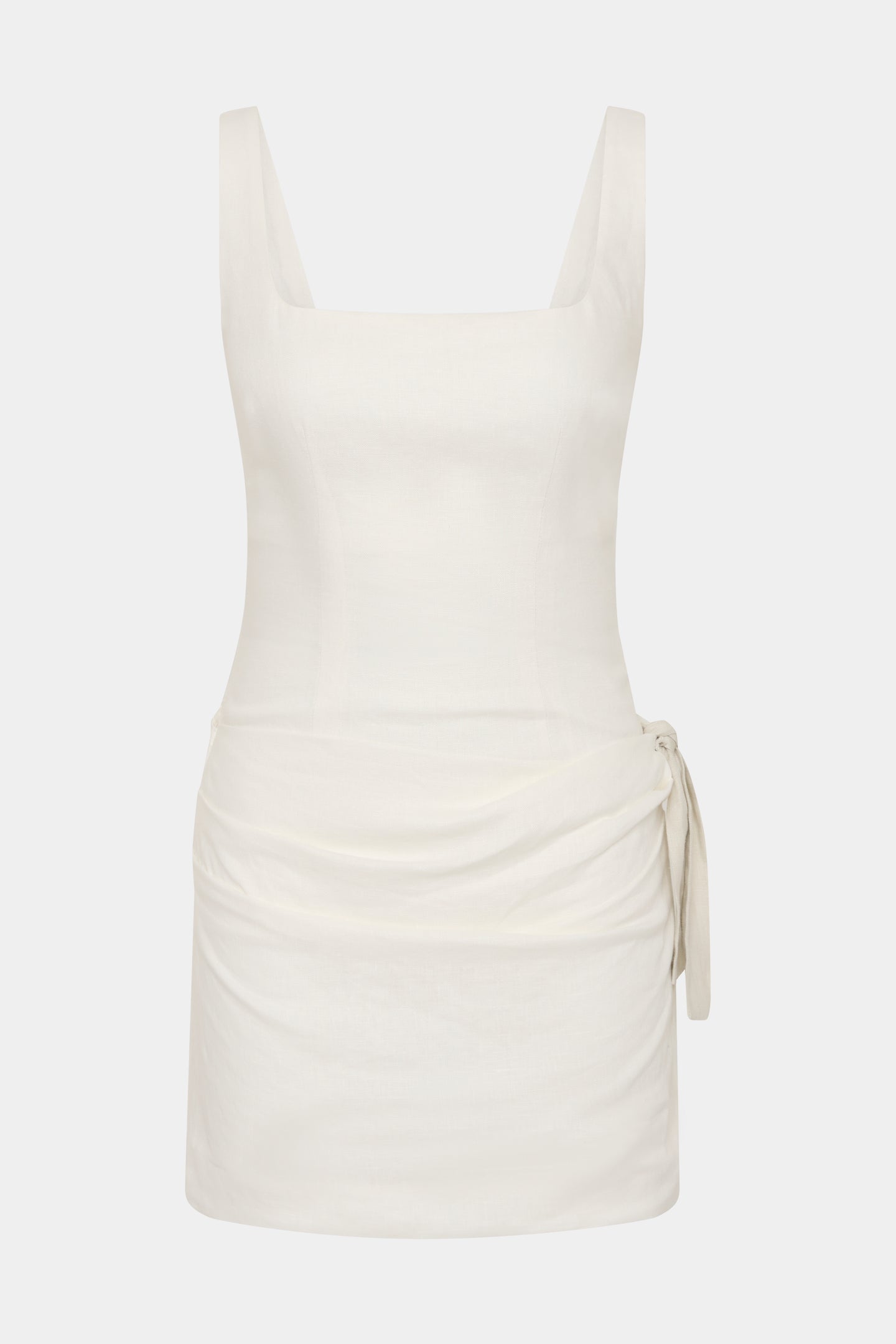 SIR the label Jessamine Tie Mini Dress Ivory