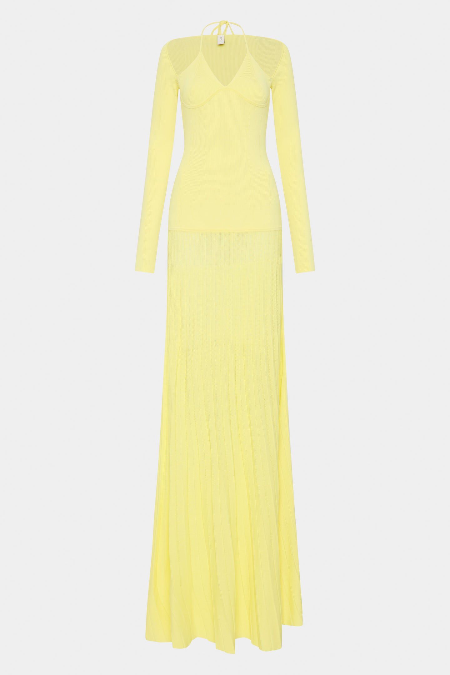 SIR the label Juniper Contoured Dress LEMON