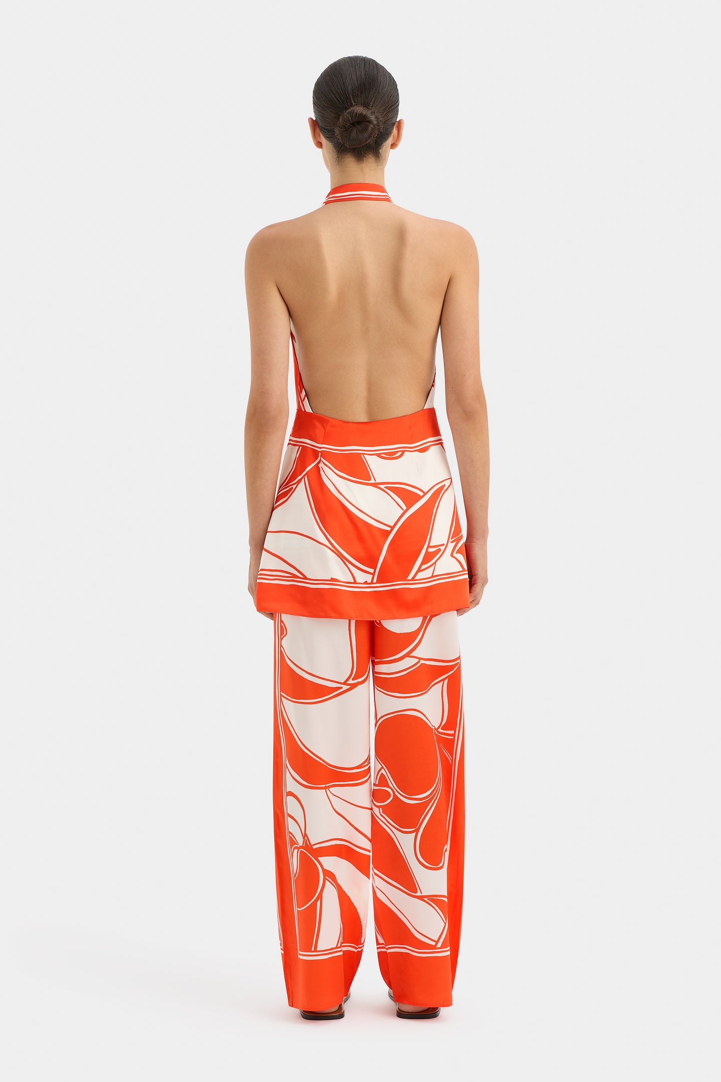 SIR the label Ramona Wrap Halter Mini MARIPOSA LILY