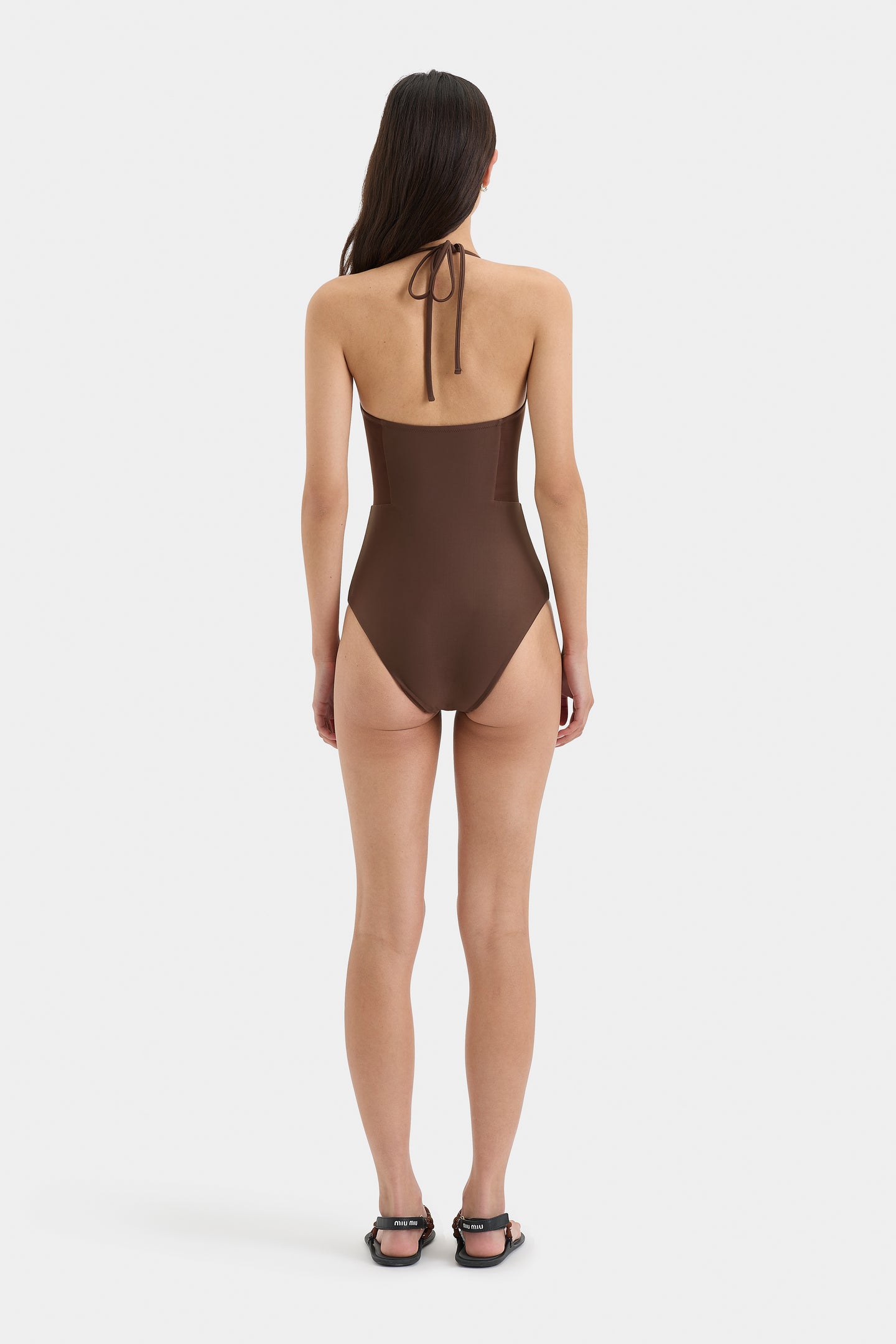 SIR the label Dunes Splice One Piece CHOCOLATE