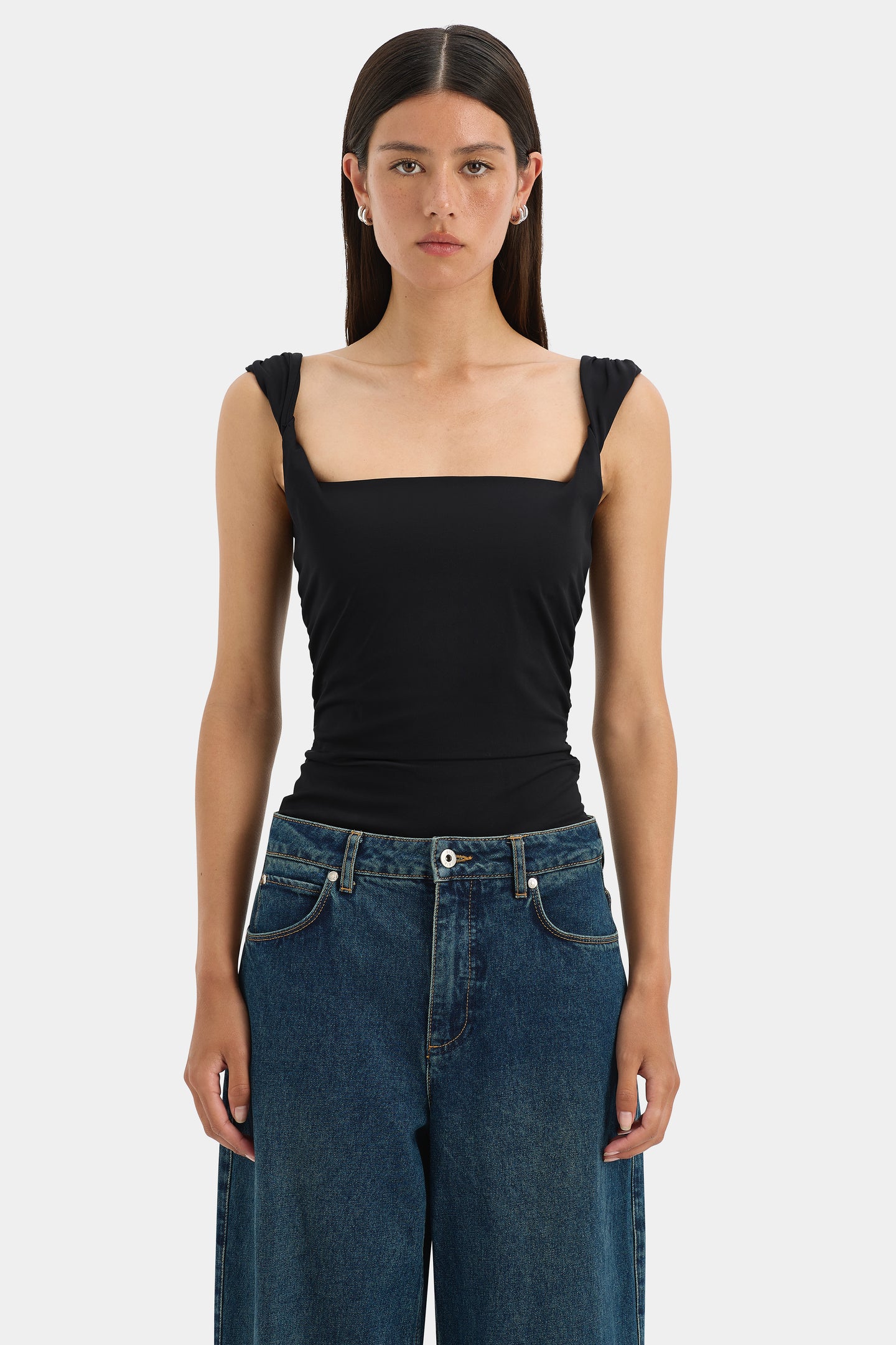 SIR the label Elm Twist Tank Black