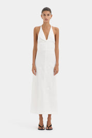 White Midi Dress