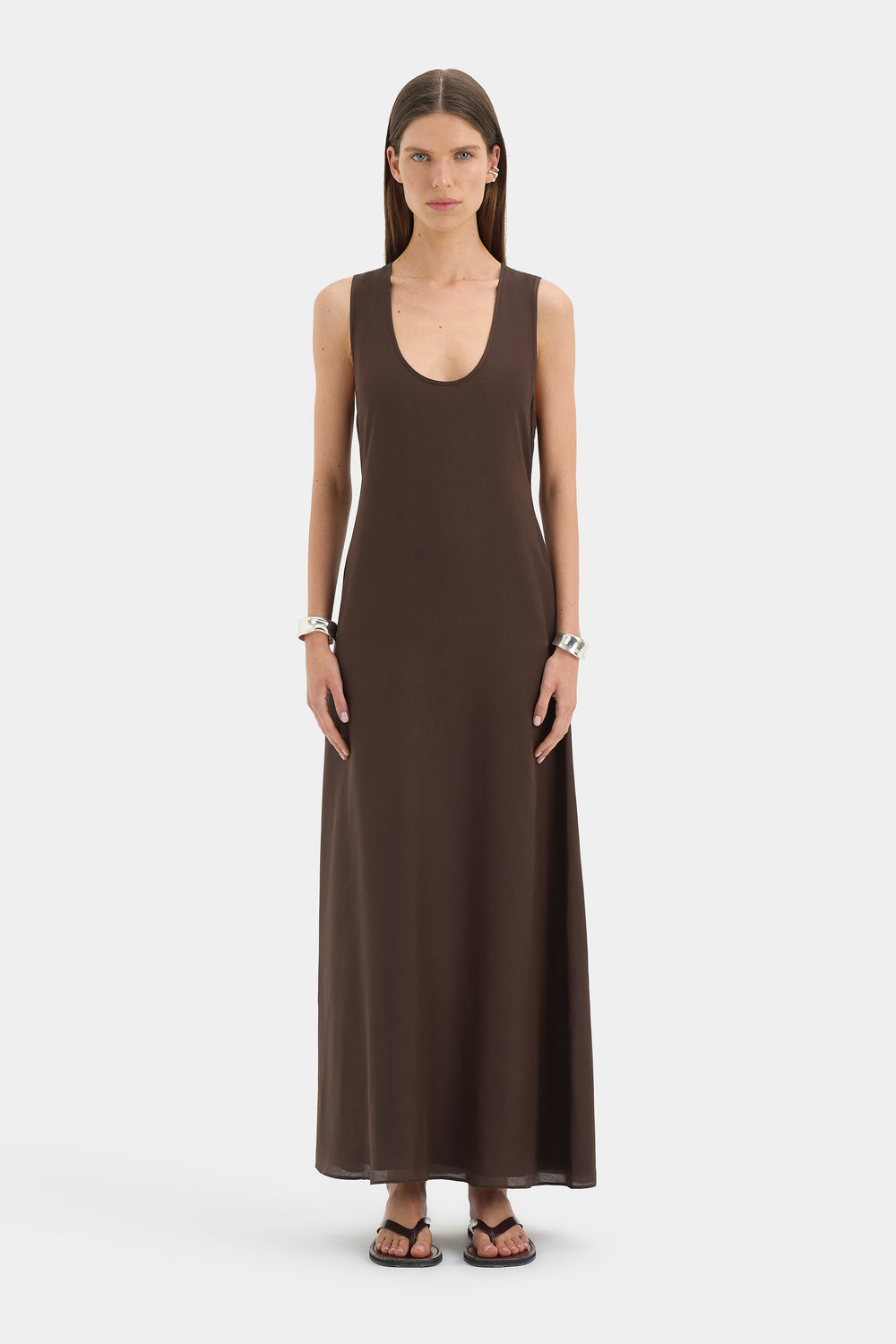 Julietta Scoop Neck Maxi Dress