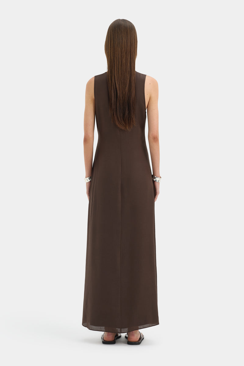Julietta Scoop Neck Maxi Dress