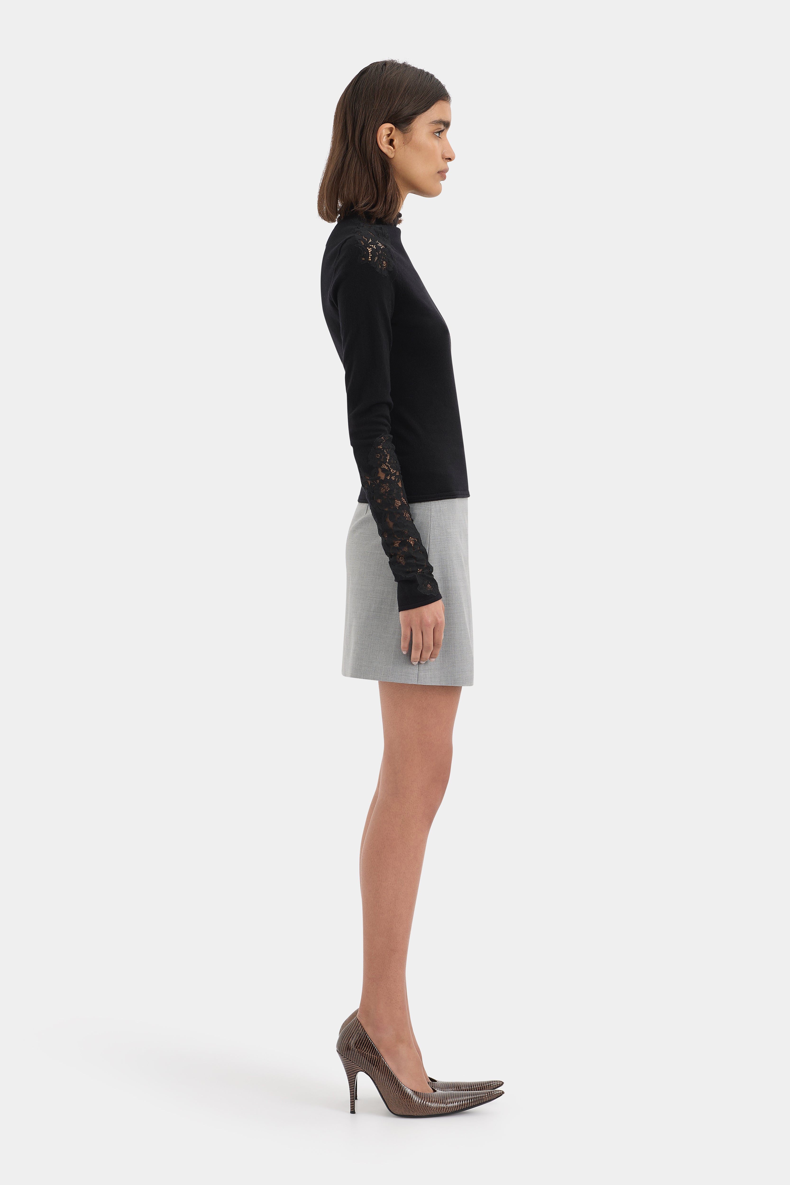 Belle Wrap Mini Skirt