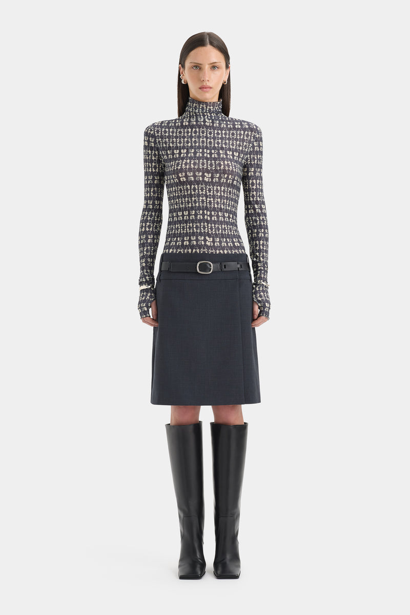 Mathias Tailored Midi Skirt