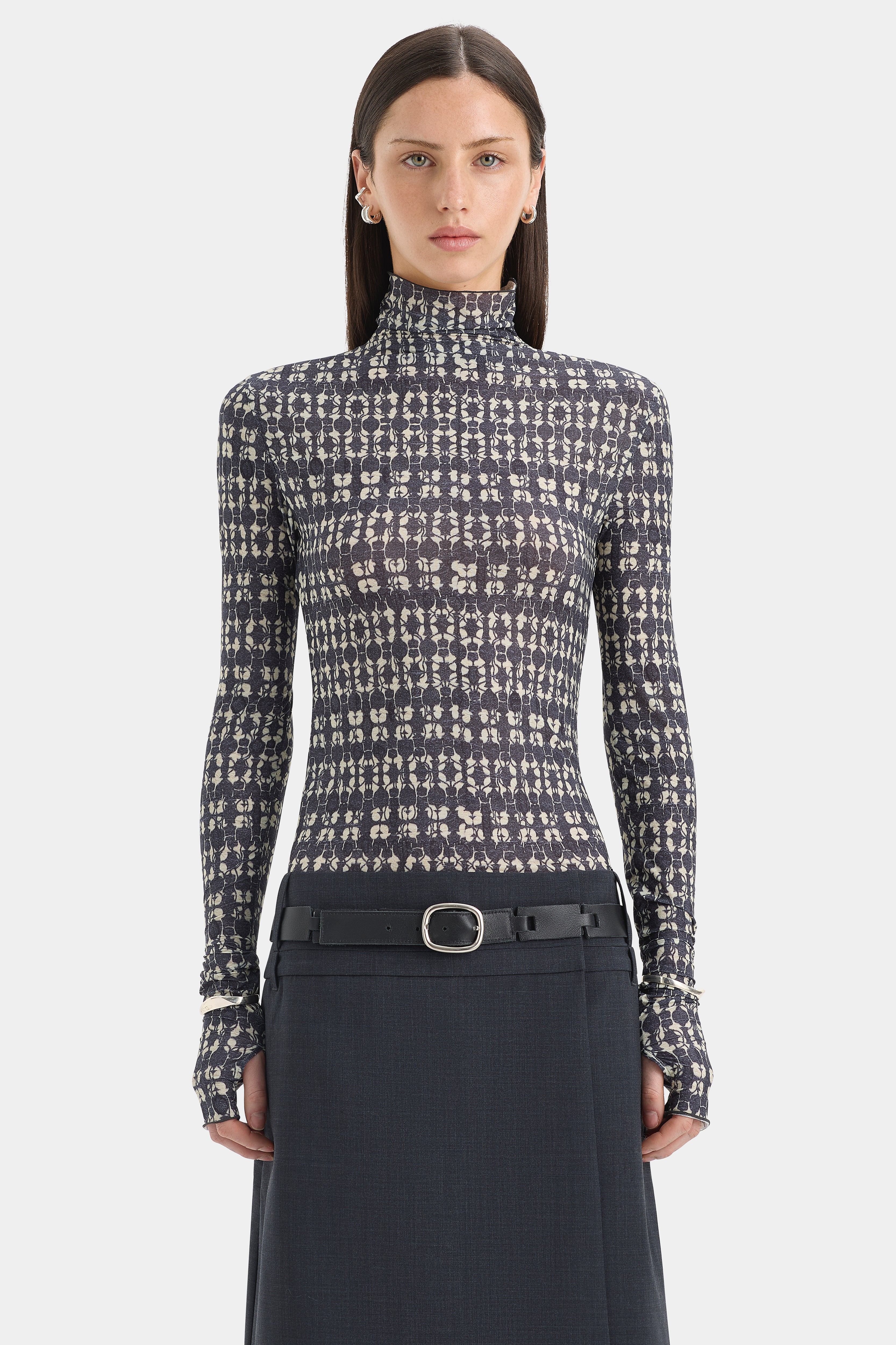 Mathias Tailored Midi Skirt