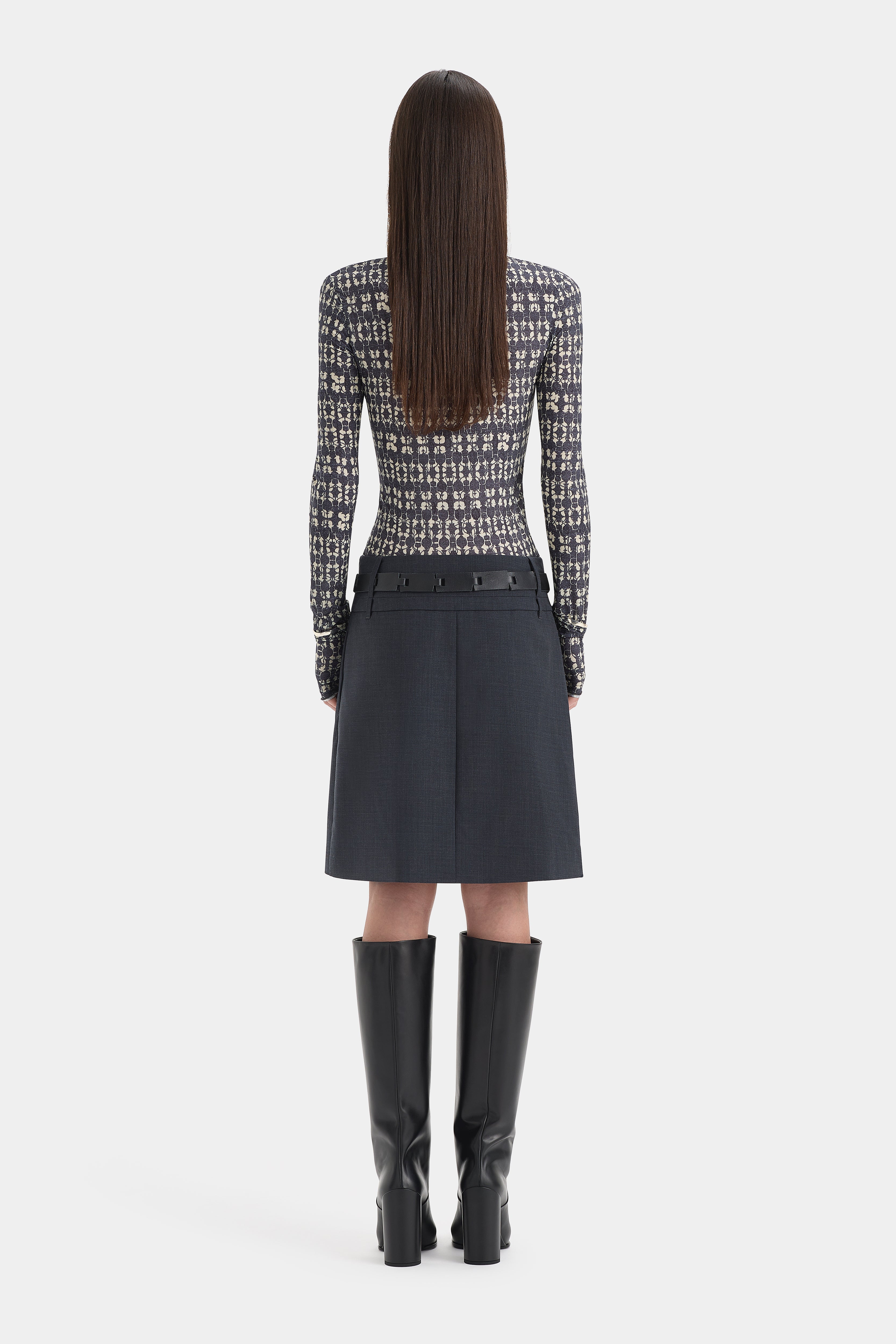 Mathias Tailored Midi Skirt