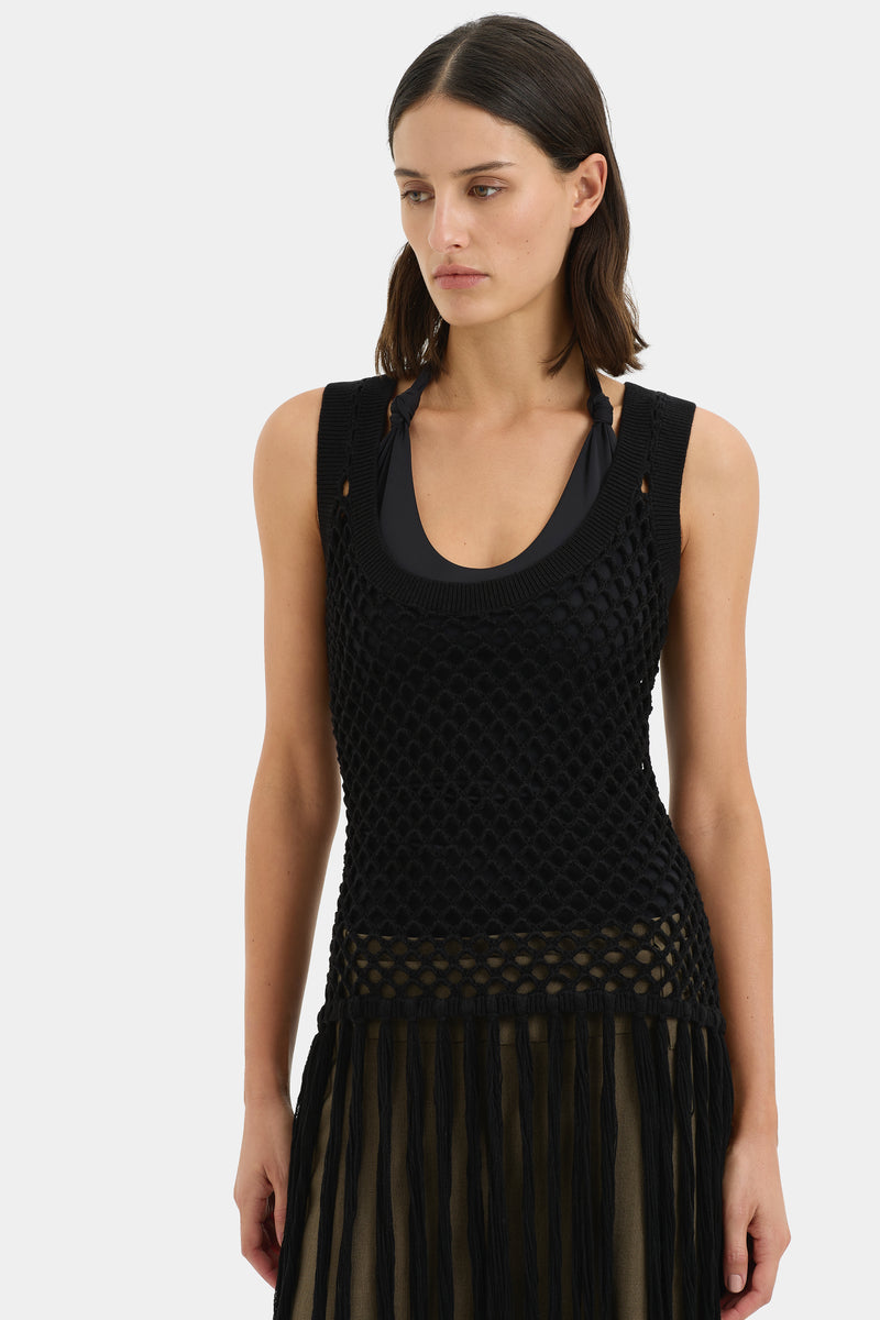 Illaria Fringe Top
