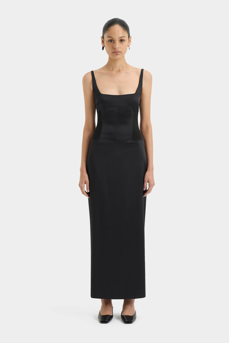 SIR the label Sonora Evening Midi Dress BLACK