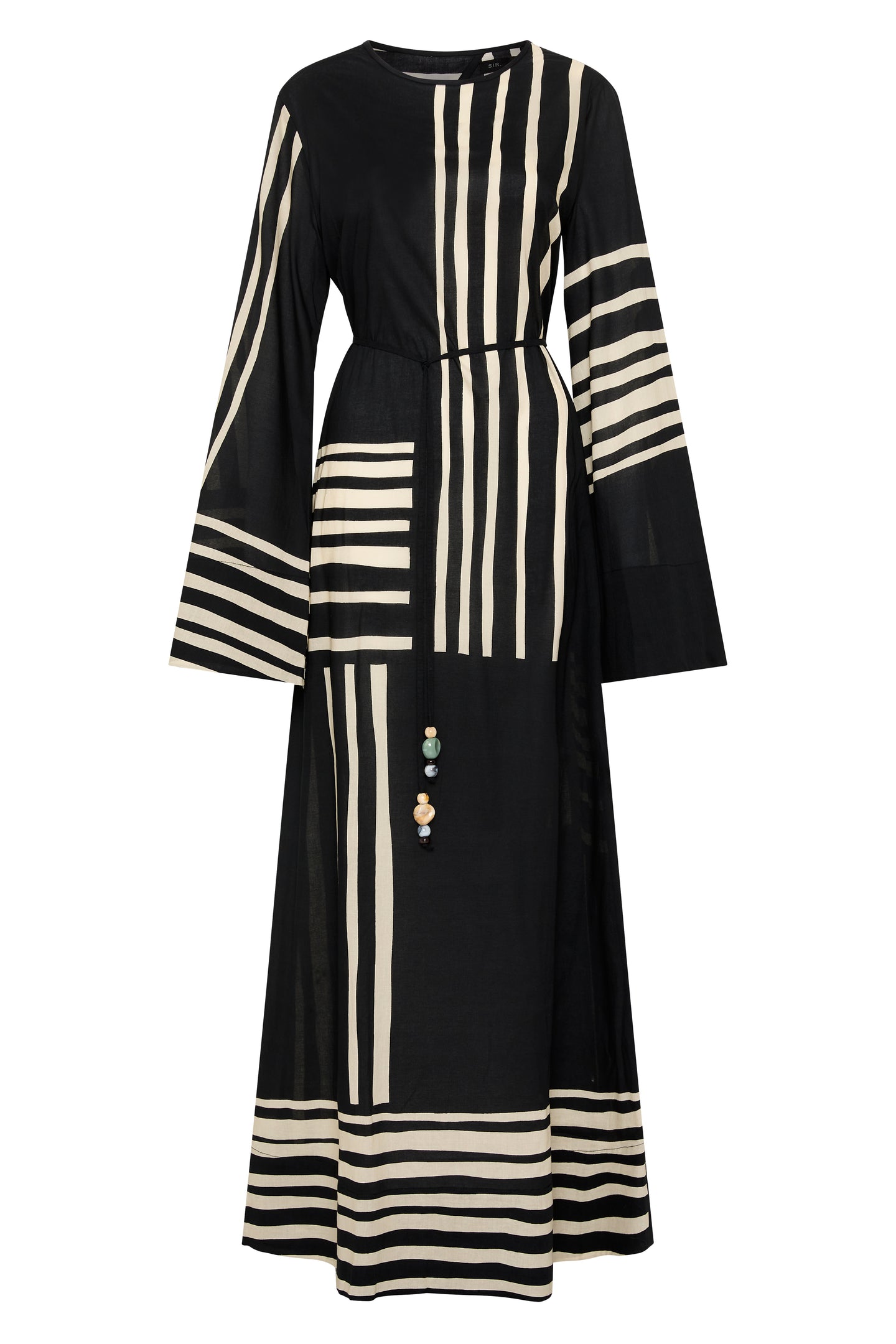 SIR the label Linocut Open Maxi Dress Ligne
