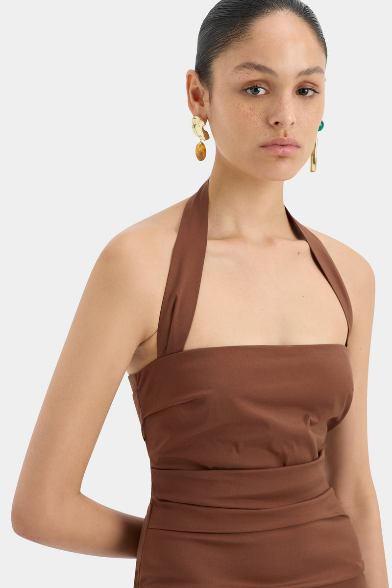 SIR the label Nikki Gown Brown