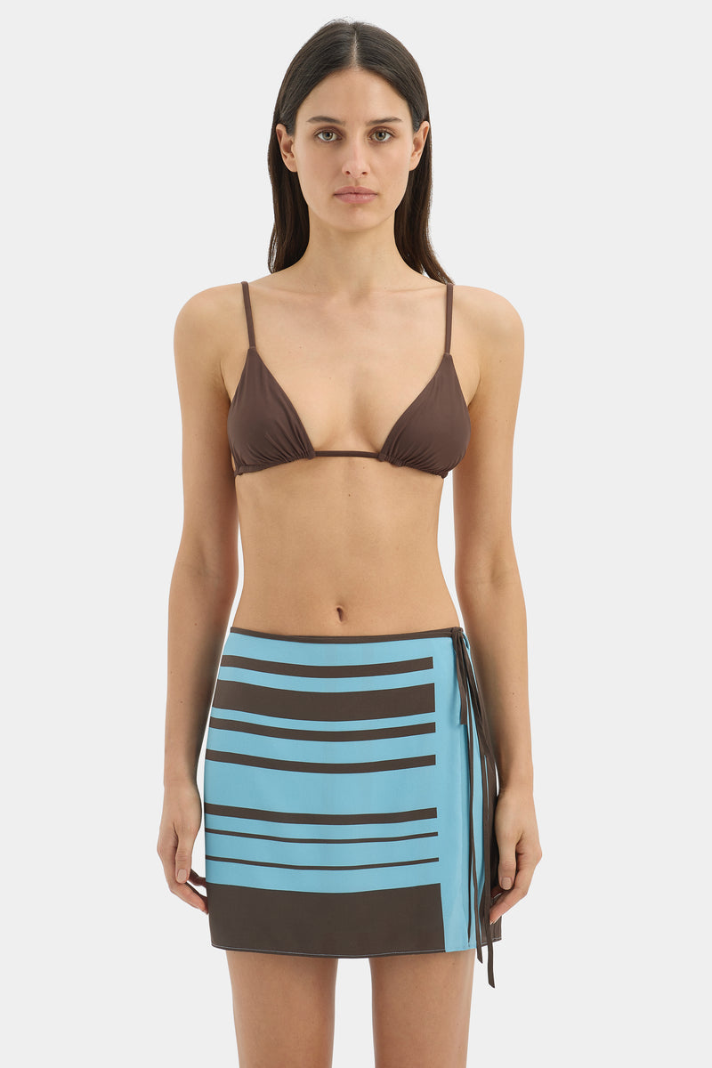 Rioja Wrap Mini Skirt