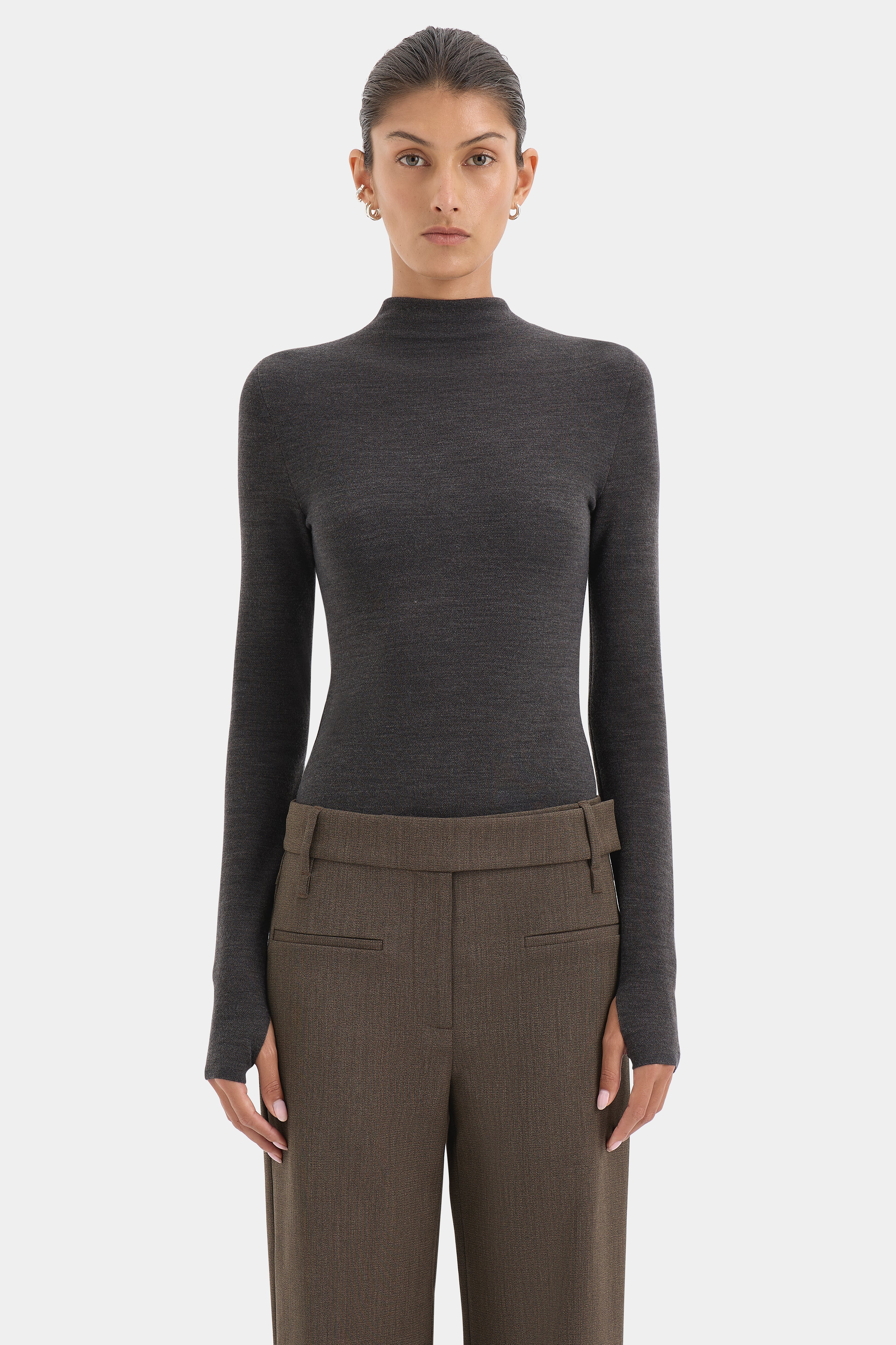 Mikkel Zip Long Sleeve Top