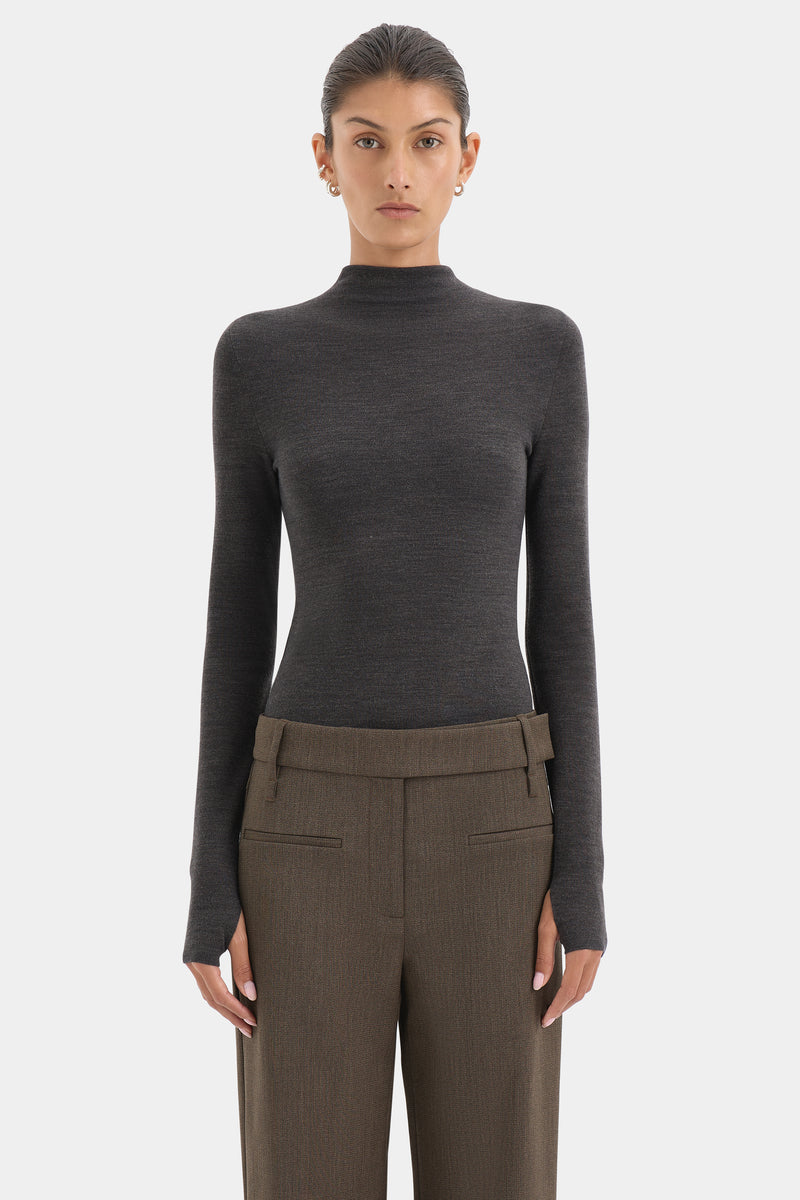 Mikkel Zip Long Sleeve Top