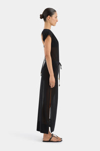 Blair Beaded Overlap Dress