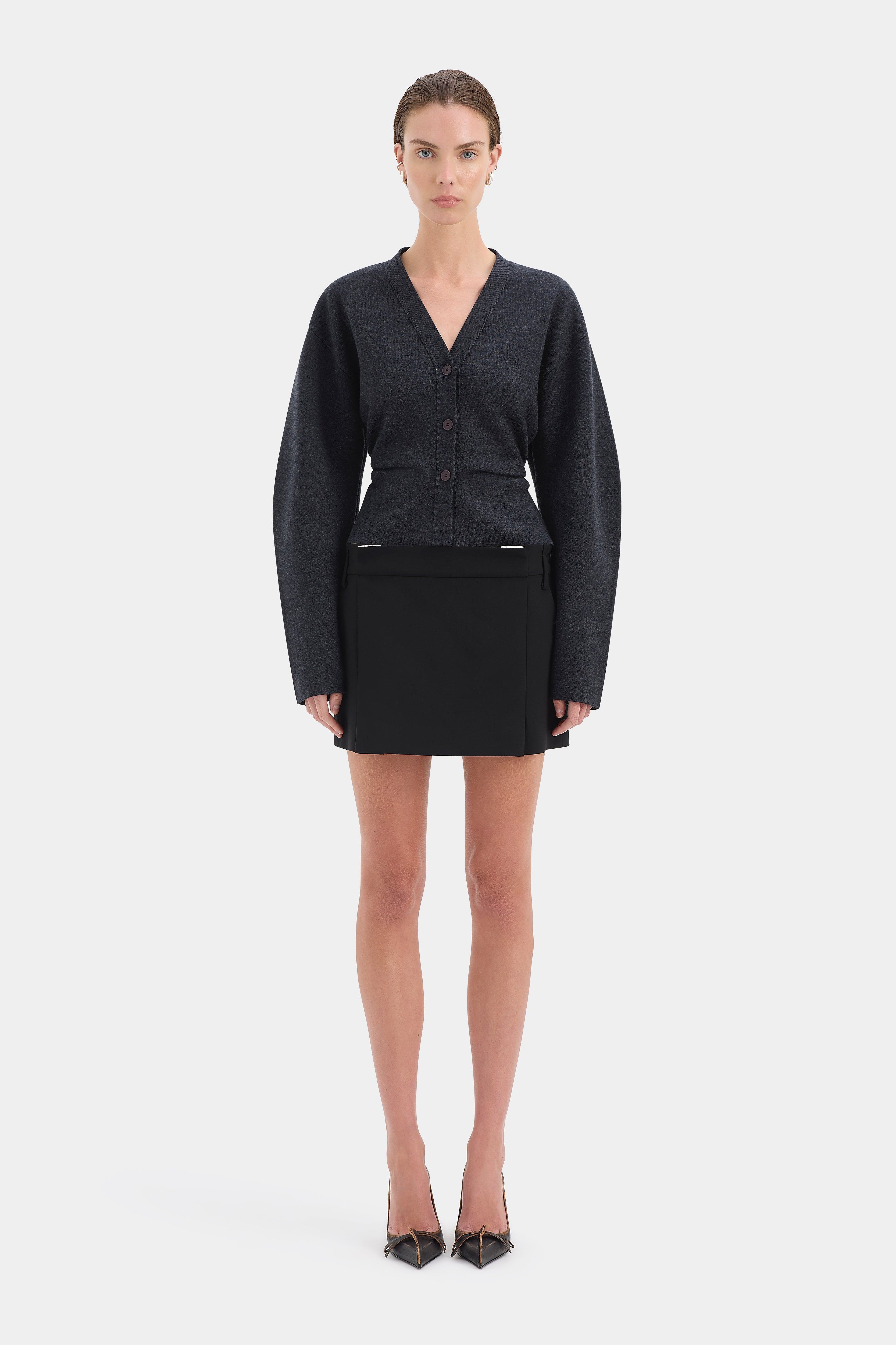 Ayana Gathered Cardigan