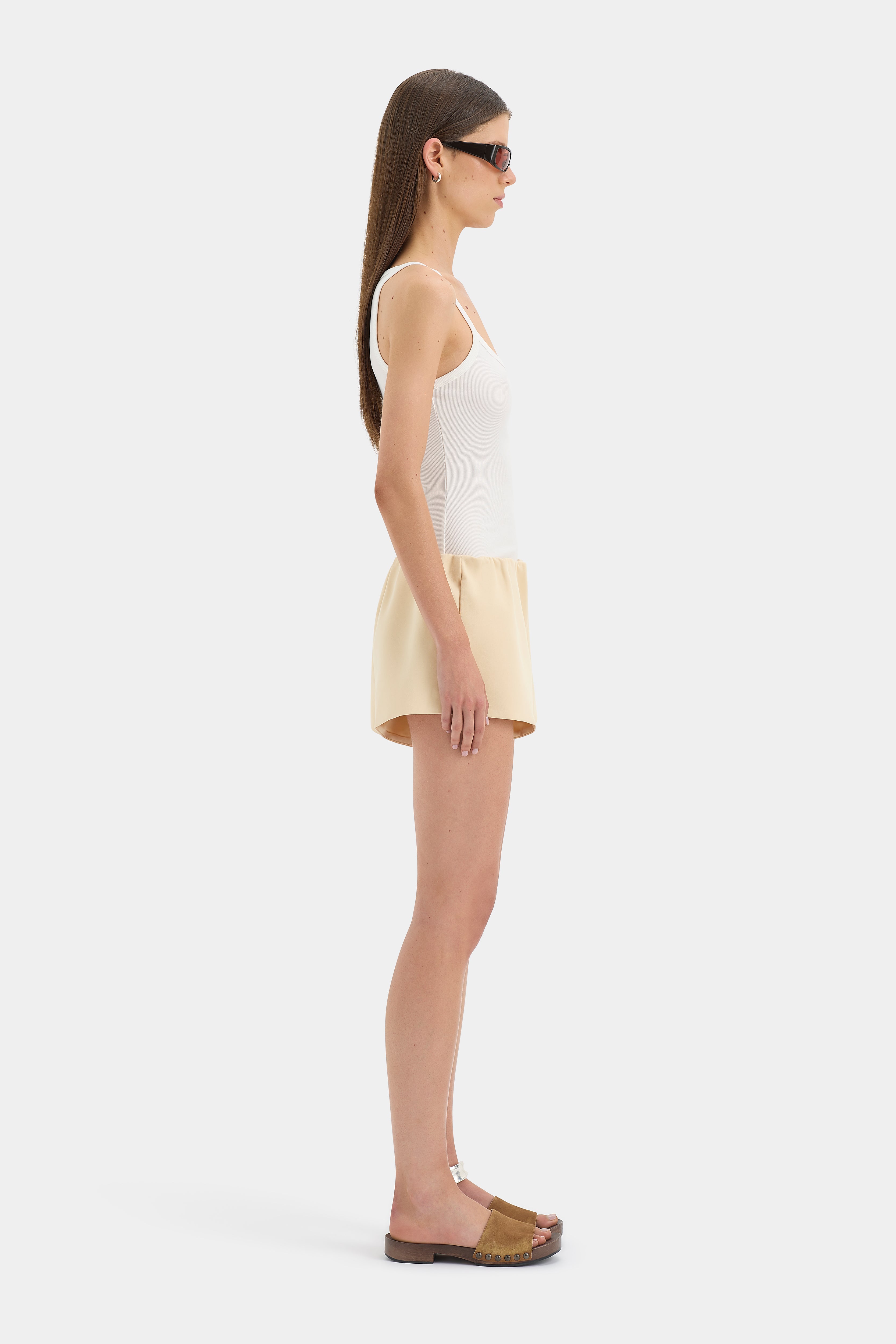 Sabina Gathered Mini Short