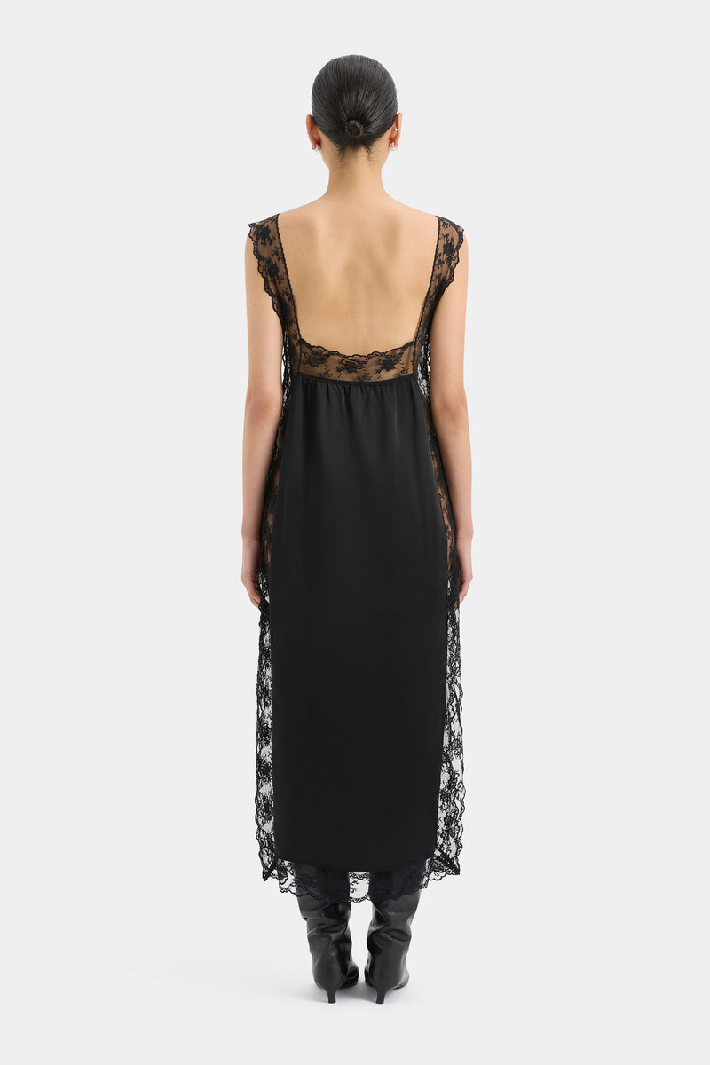 Aries Square Neck Lace Slip