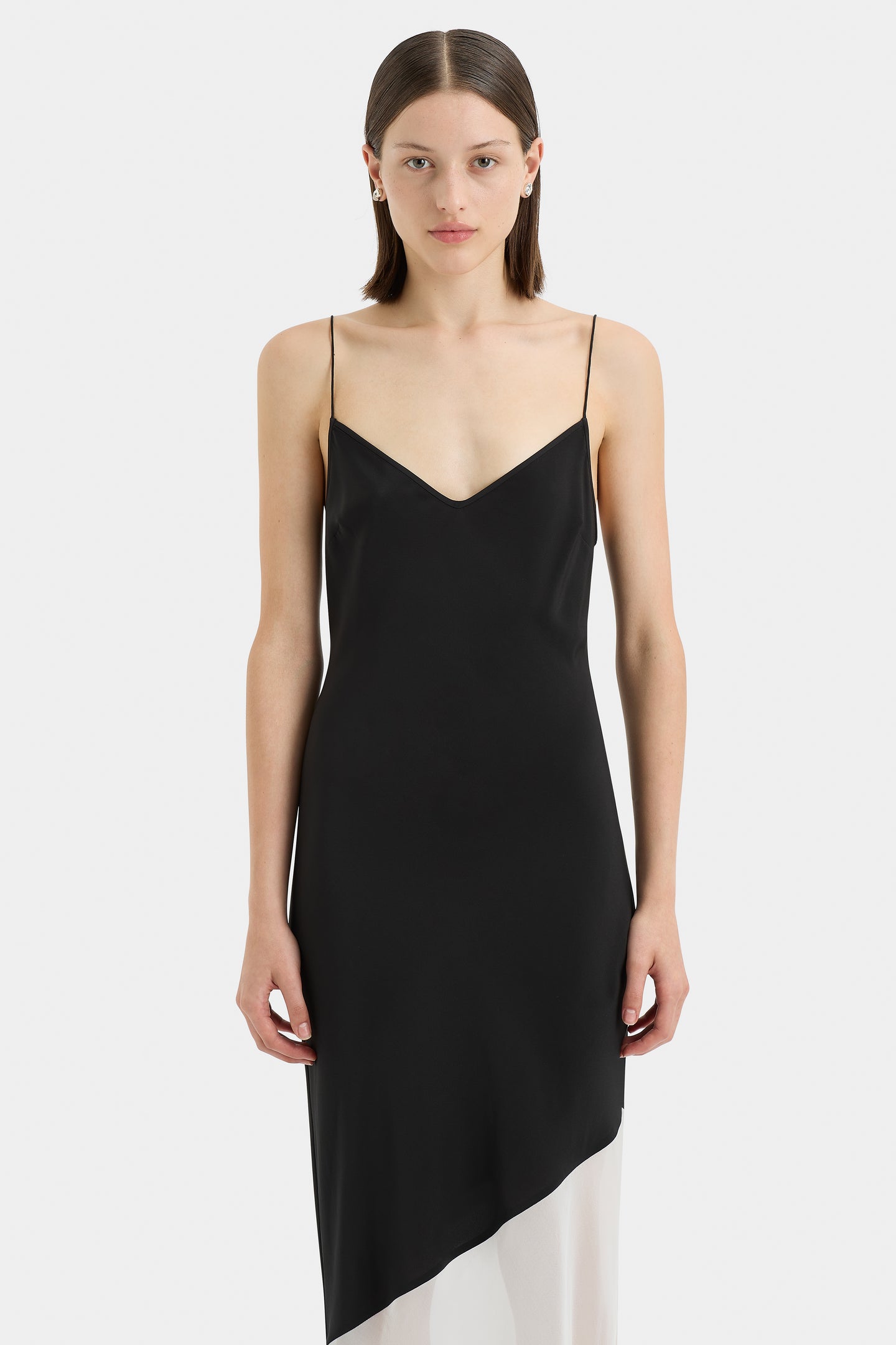 SIR the label Adrienne Slip Dress MONOCROME