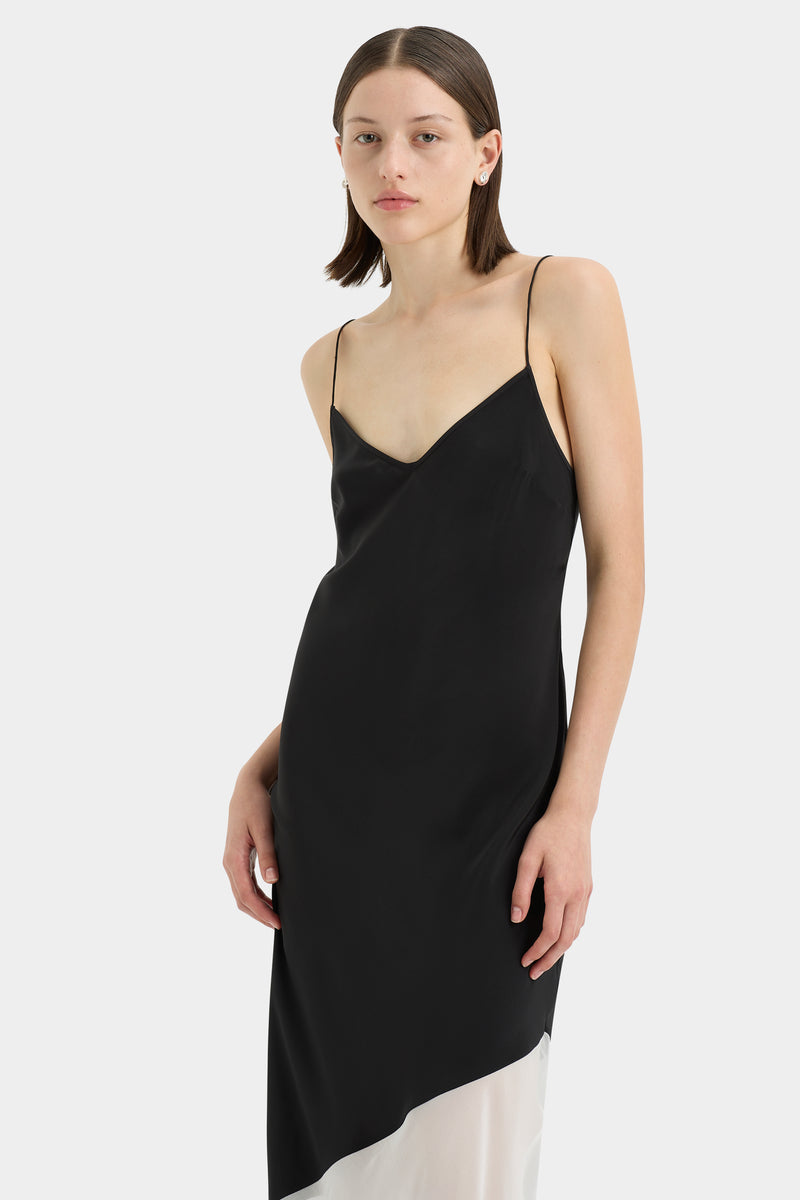 SIR the label Adrienne Slip Dress MONOCROME