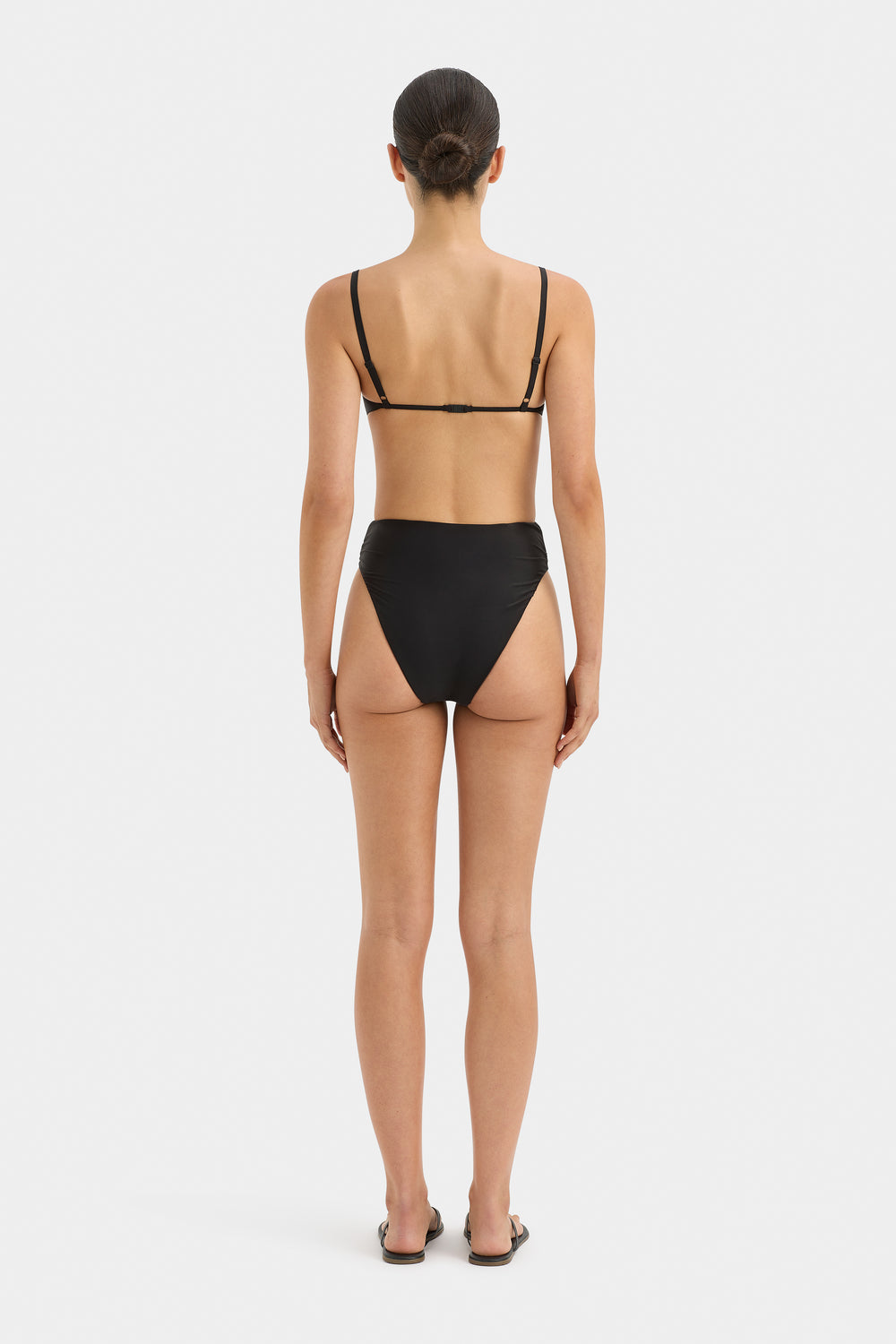 Zoya Gathered High Cut Brief