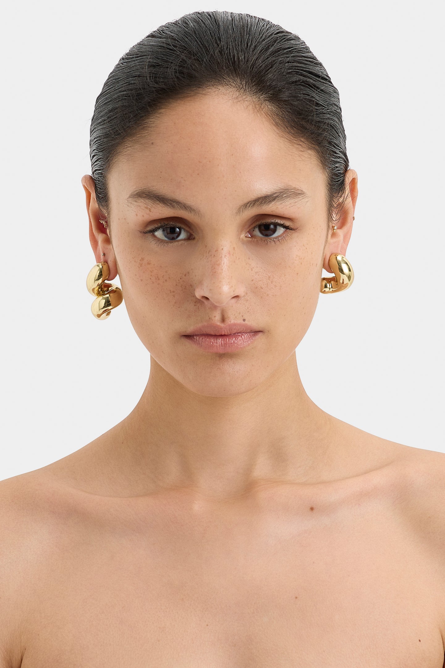 SIR the label Flashback Twist Earring GOLD