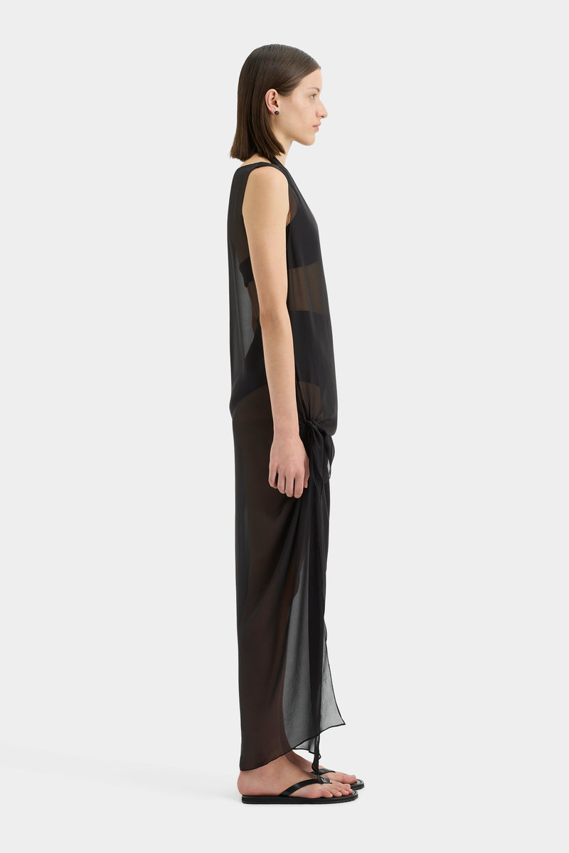 SIR the label Adrienne Layered Dress MONOCROME