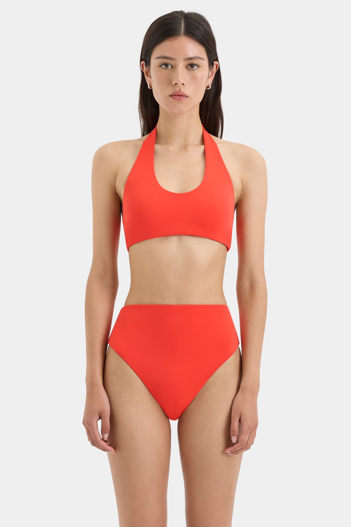 SIR the label Clarita Halter Top TANGERINE