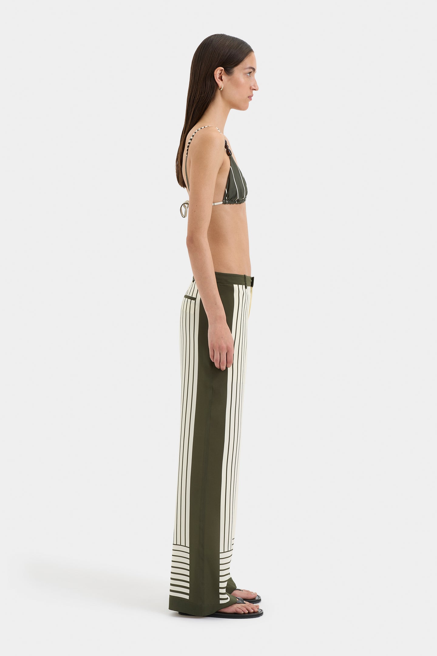 SIR the label Leilana Tailored Pant Garden Stripe