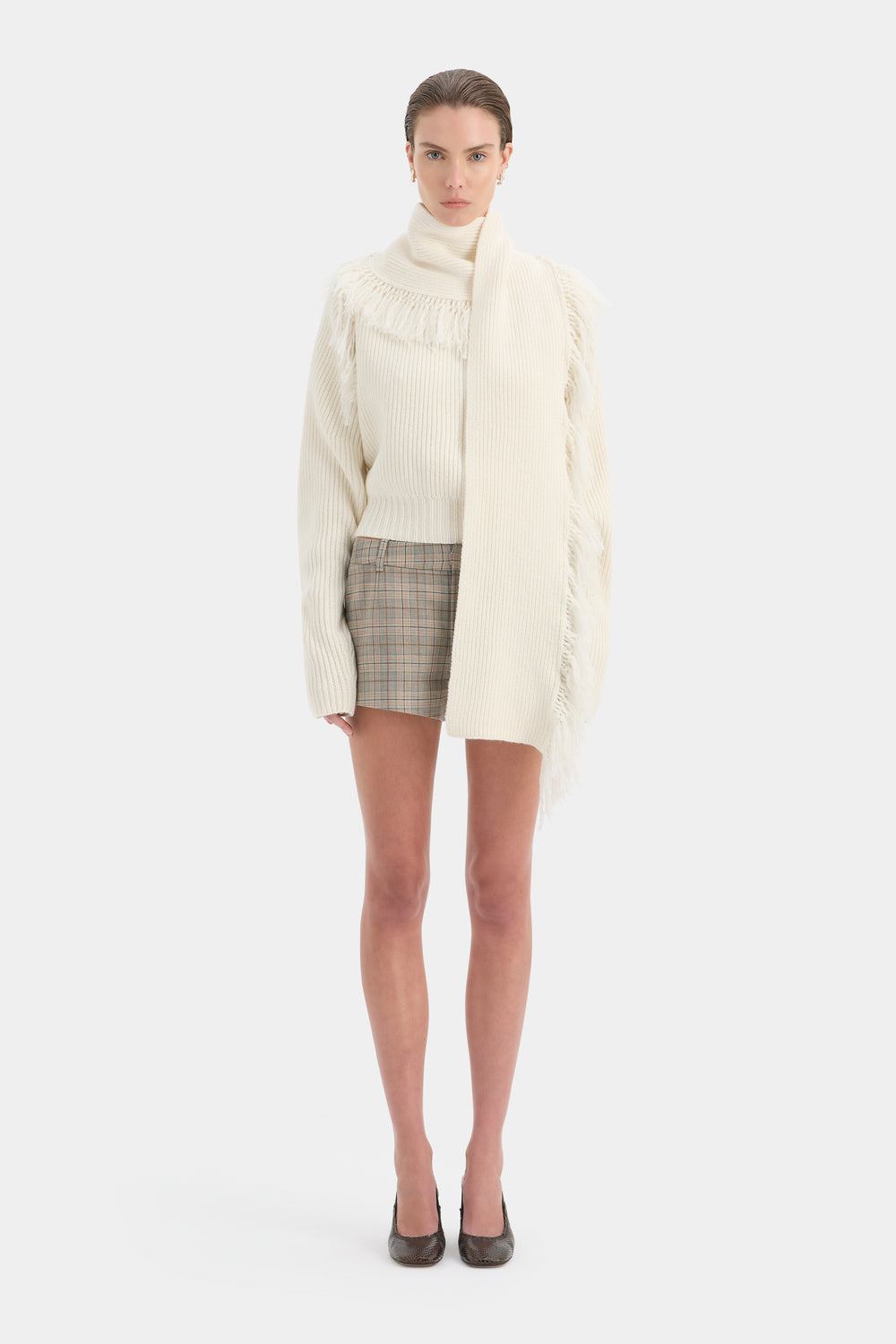 Livae Knitted Scarf Top