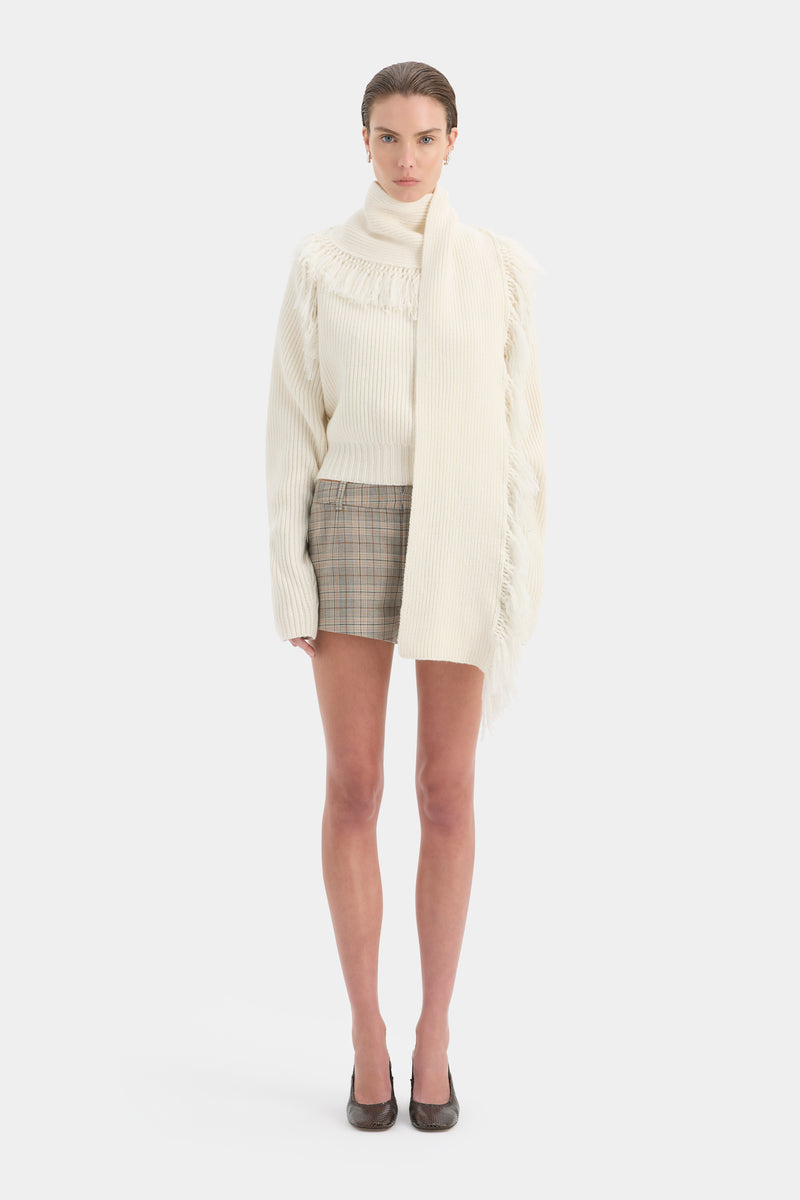 Livae Knitted Scarf Top