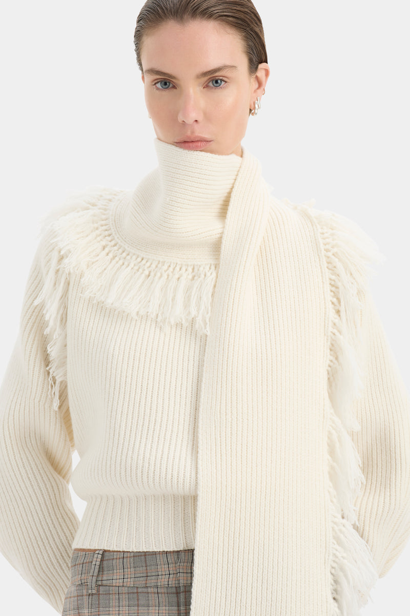 Livae Knitted Scarf Top