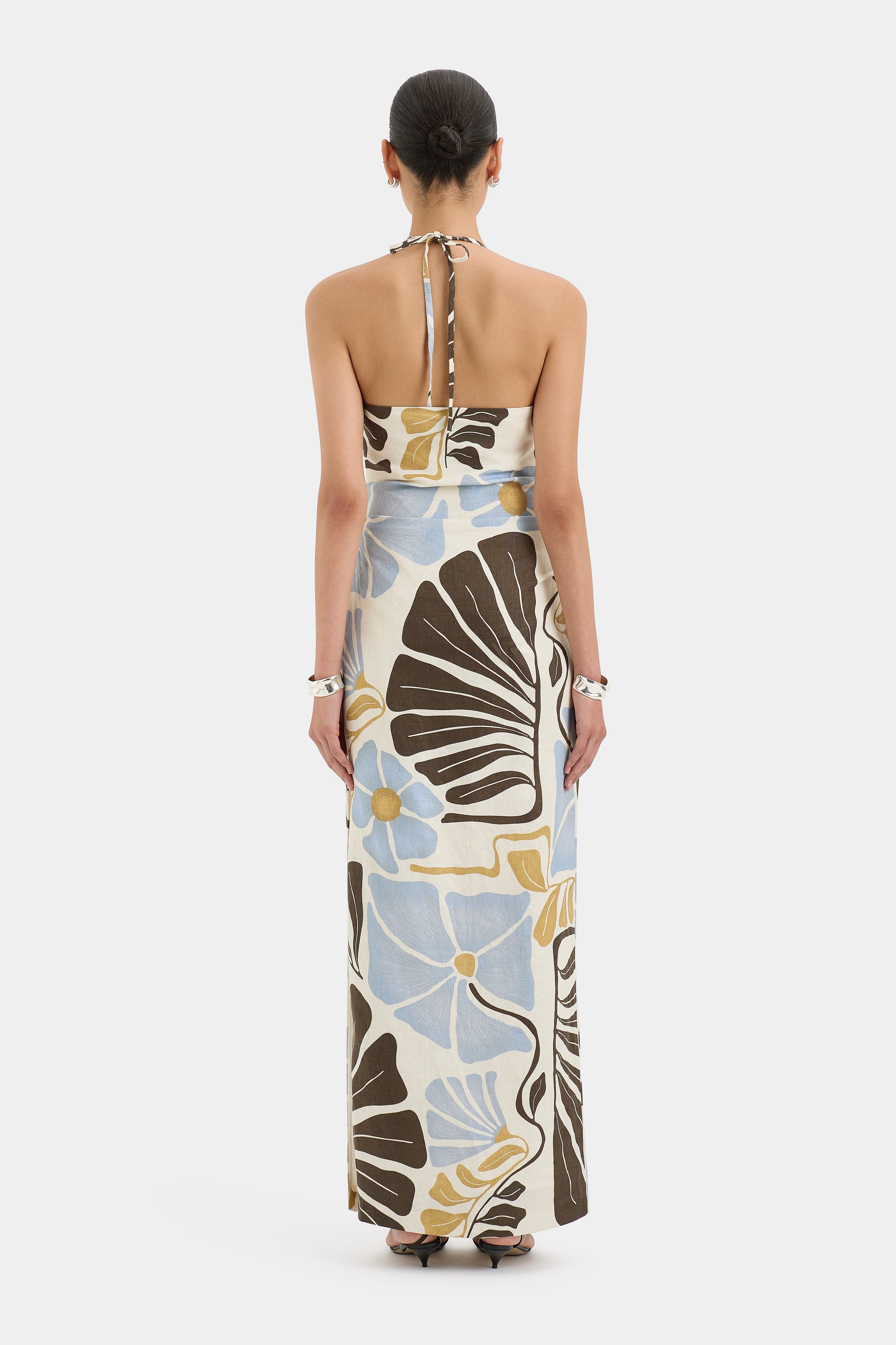 Lola Pleated Midi Dress