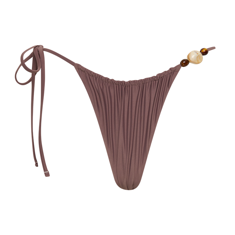 SIR the label Jeanne Beaded String Brief Taupe