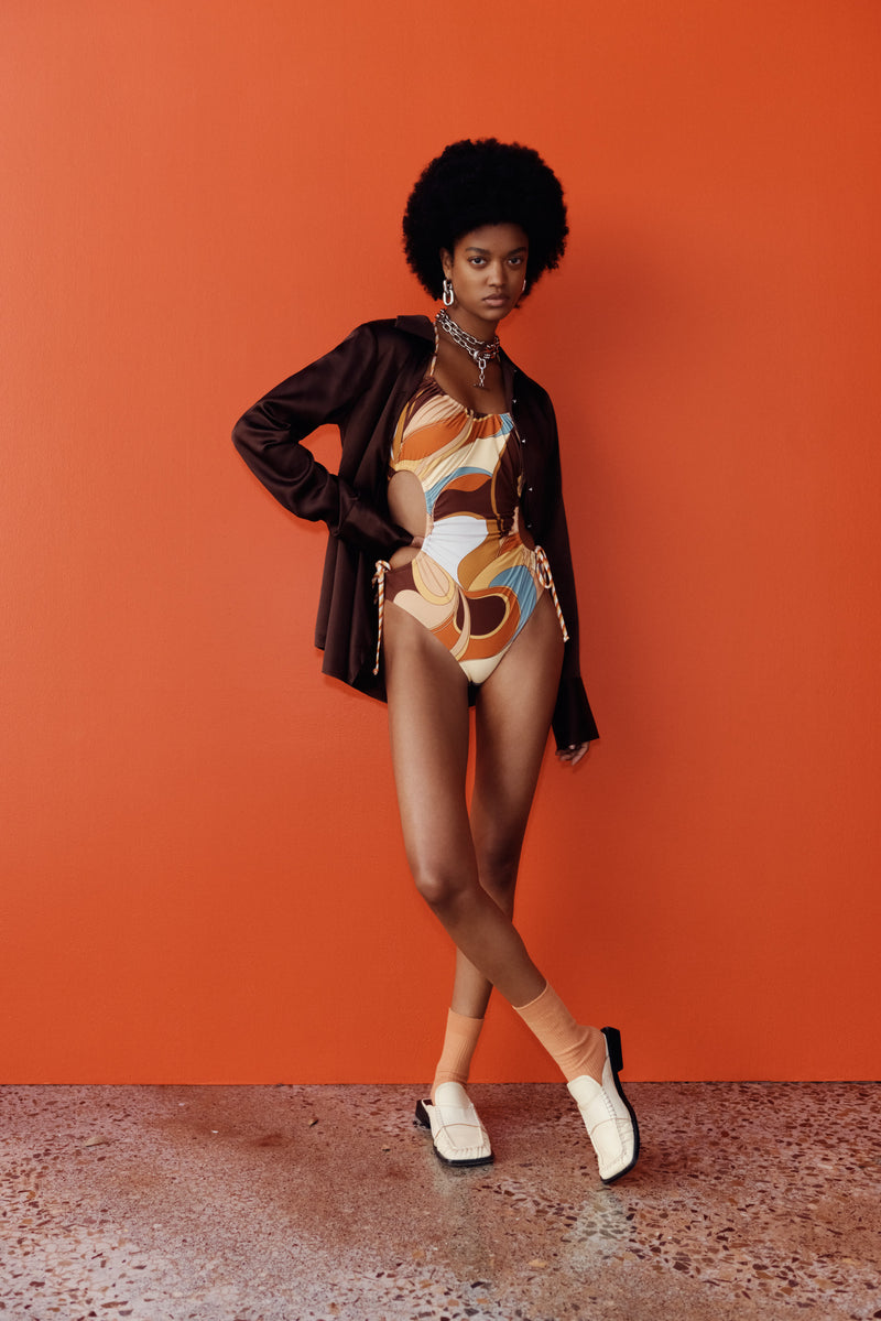 SIR the label Vista Halter One Piece VISTA PRINT