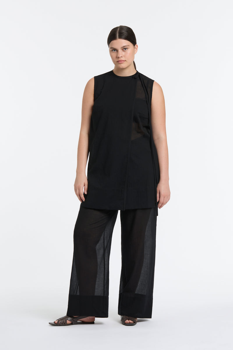 SIR the label Pascal Sleeveless Top BLACK