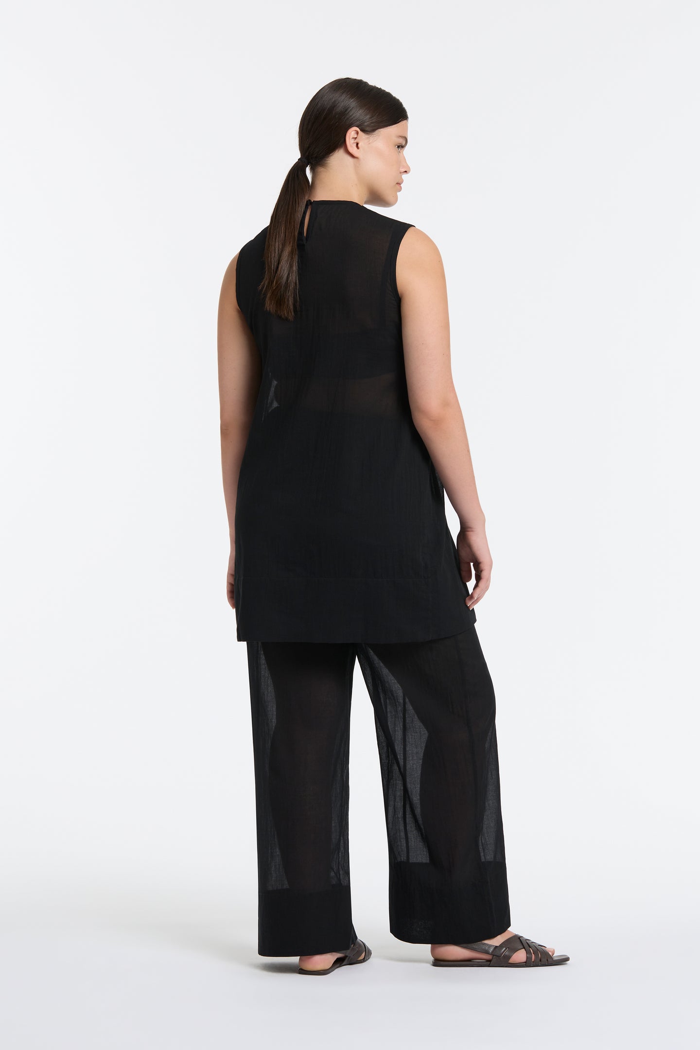 SIR the label Pascal Sleeveless Top BLACK