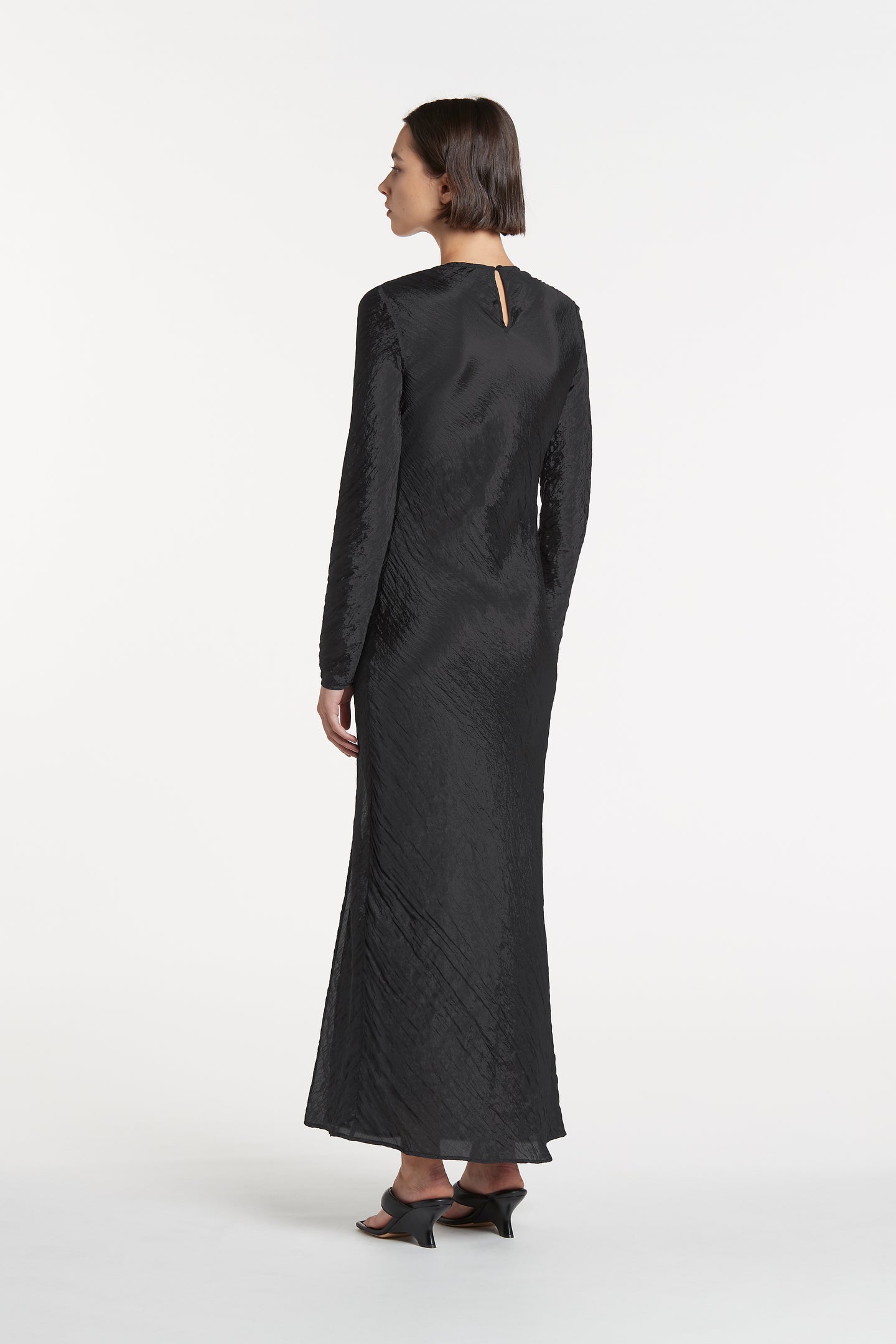 SIR the label Suri Long Sleeve Dress BLACK
