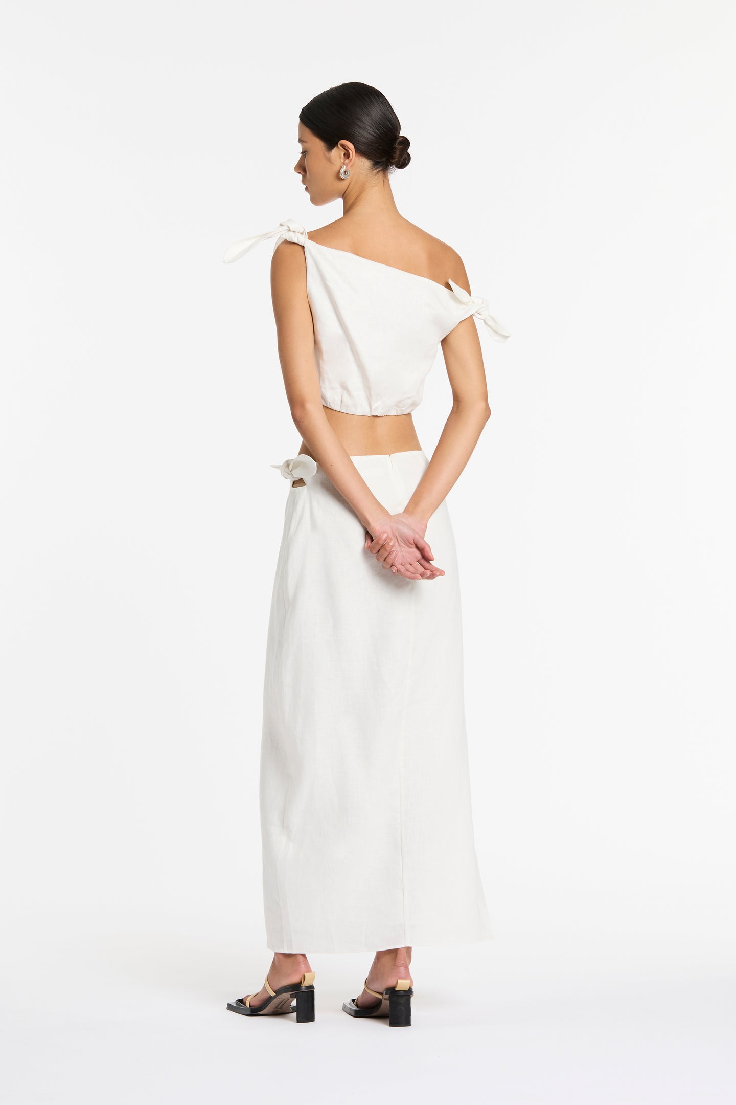 SIR the label Bettina Tie Crop IVORY