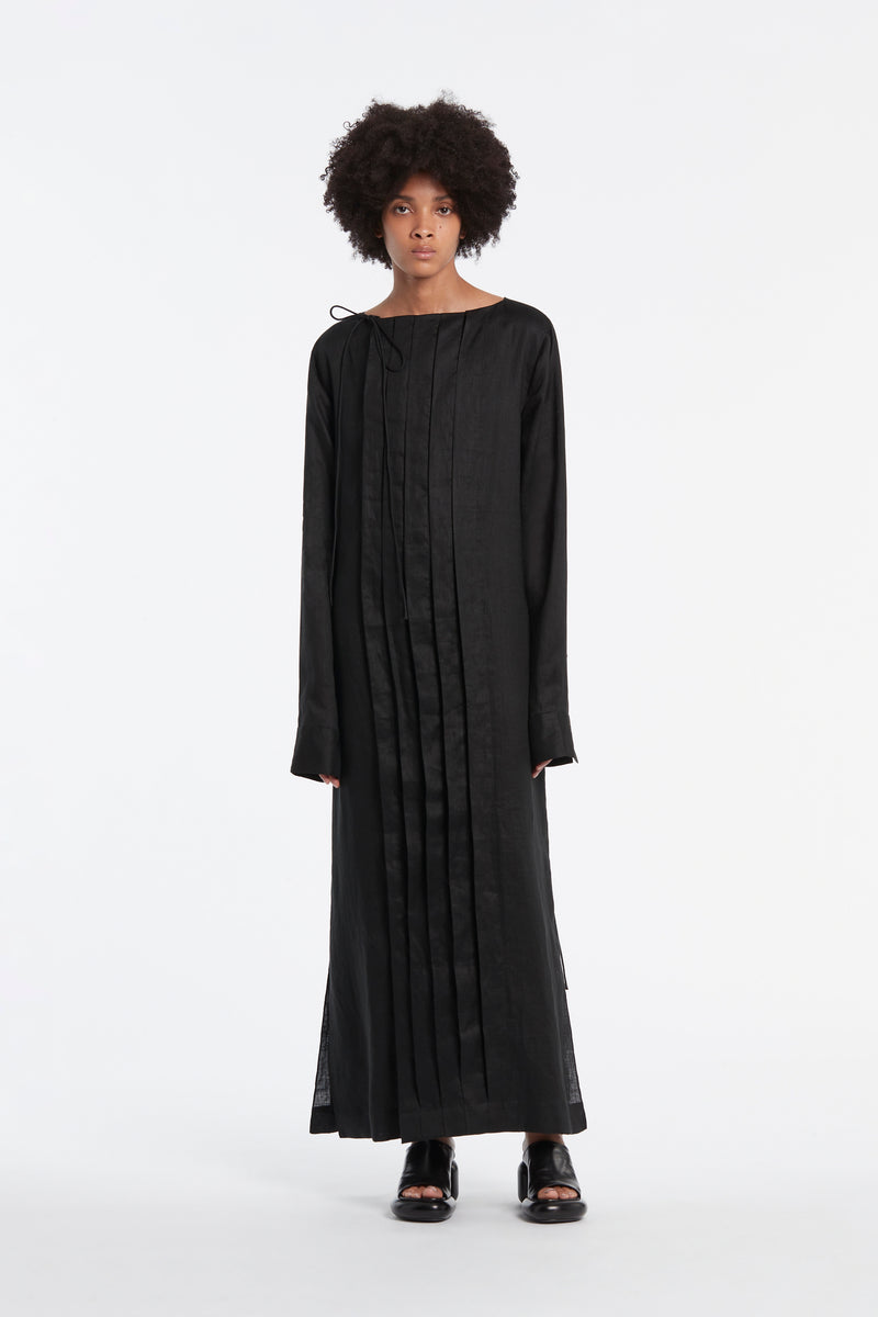 SIR the label Amar Long Sleeve Dress BLACK