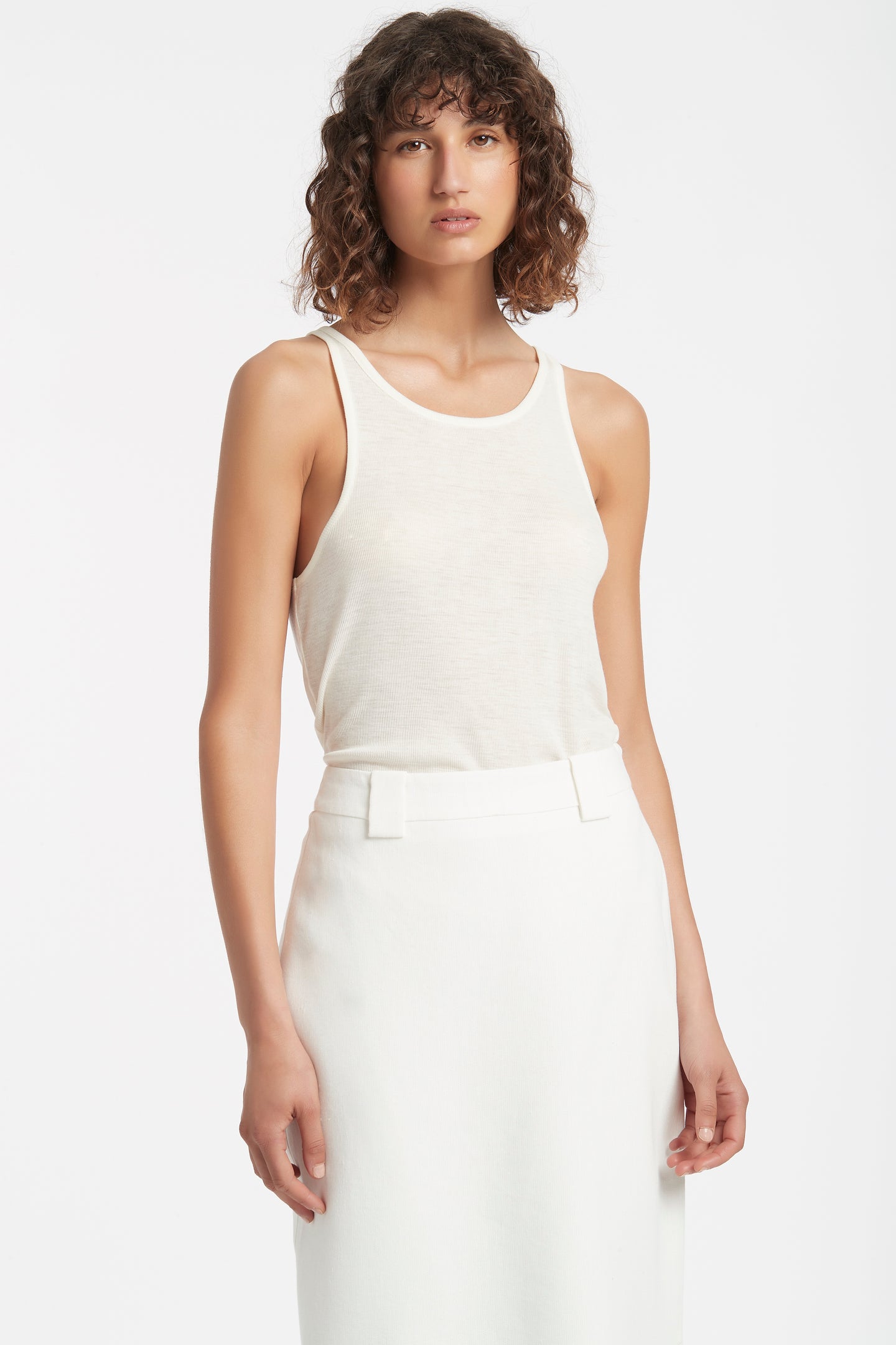 SIR the label RUDI TANK IVORY