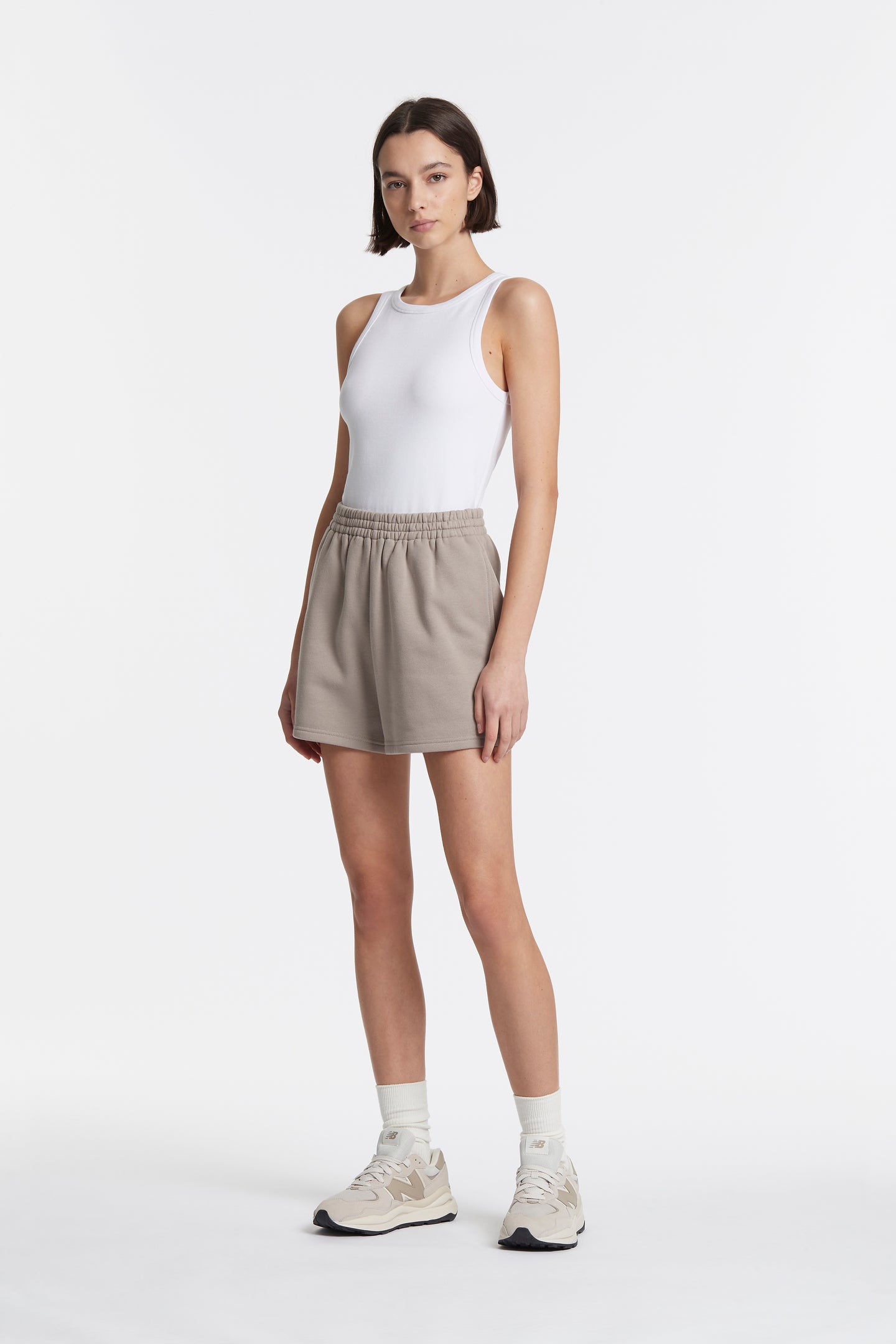 SIR the label WOMENS TRACKSHORT STONE